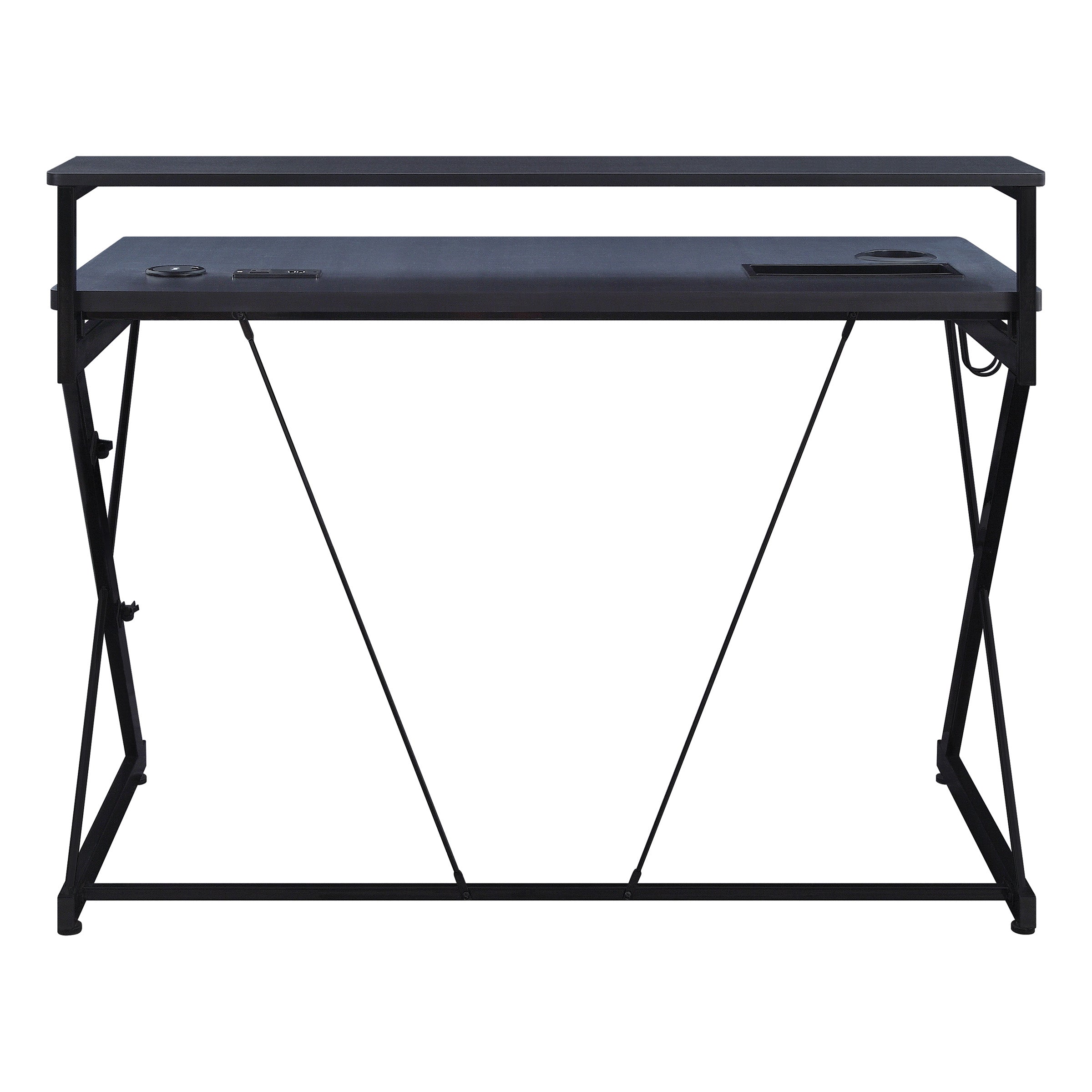 Emulator Gaming Desk - Black / Carbon