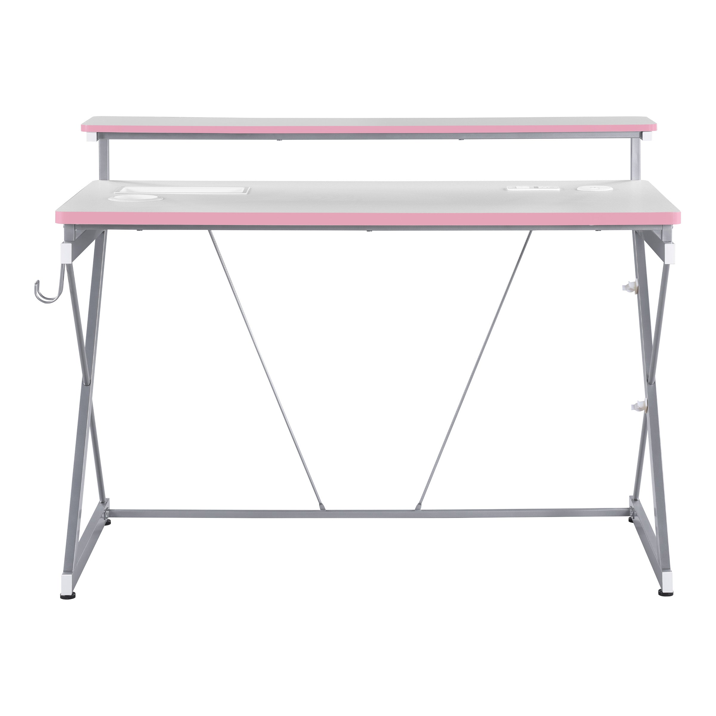Emulator Gaming Desk - Pink / Carbon