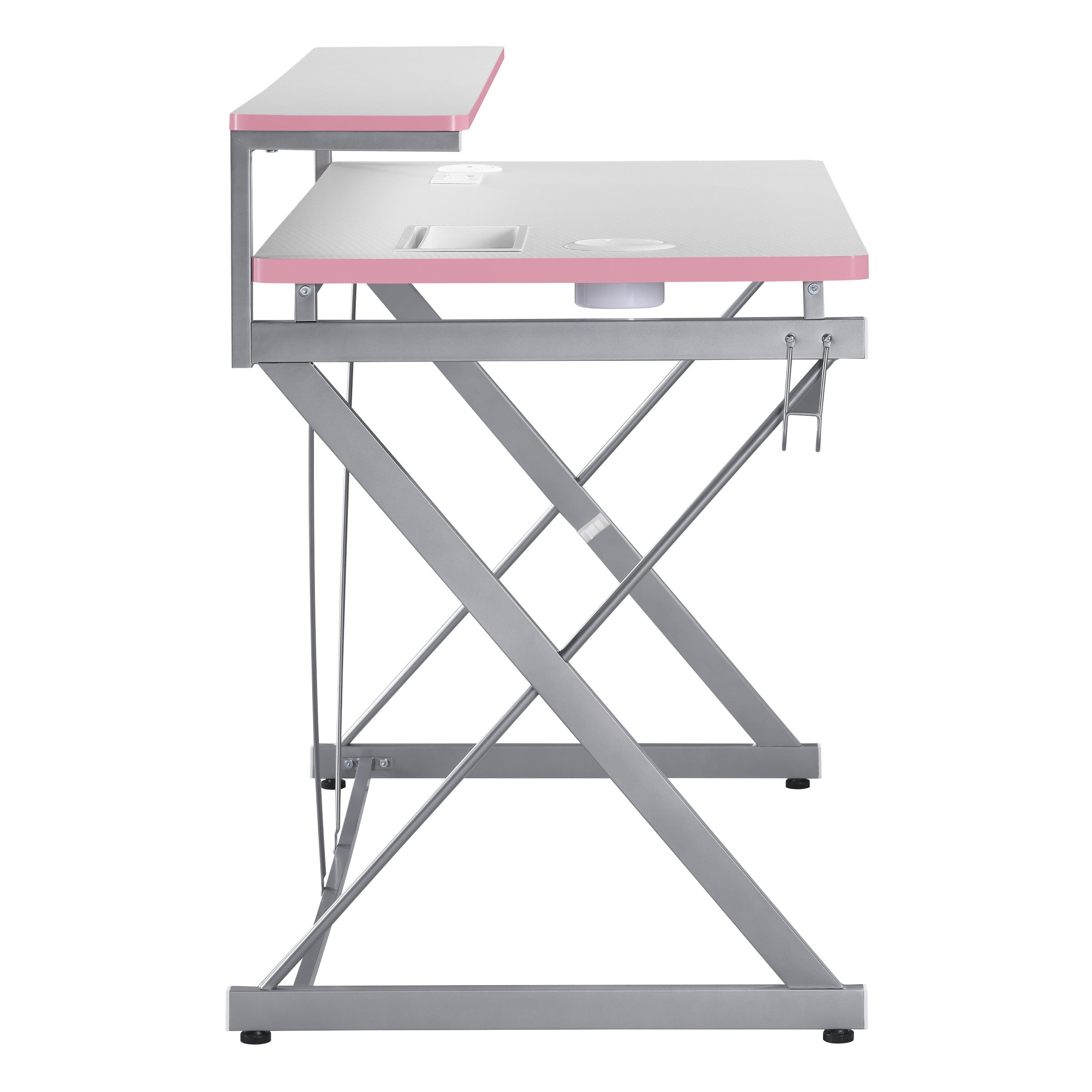 Emulator Gaming Desk - Pink / Carbon