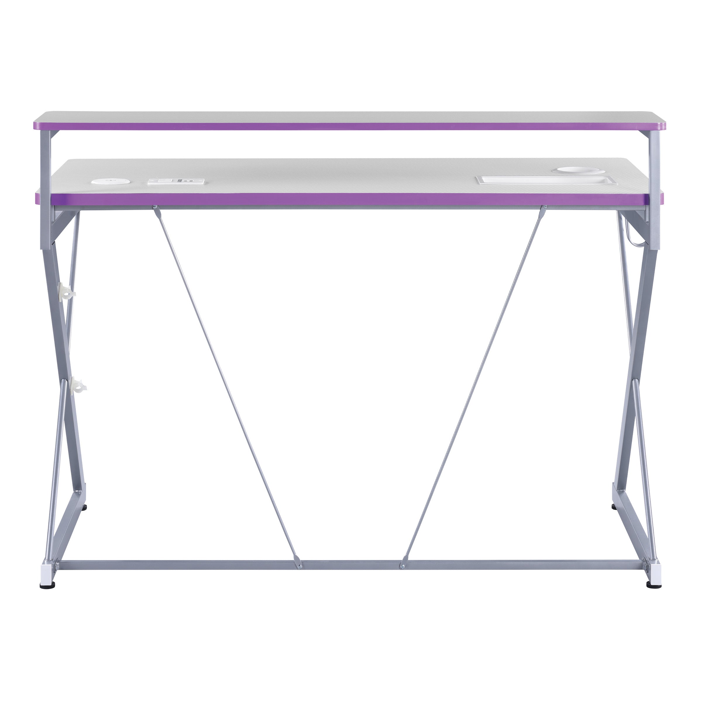 Emulator Gaming Desk - Purple / Carbon