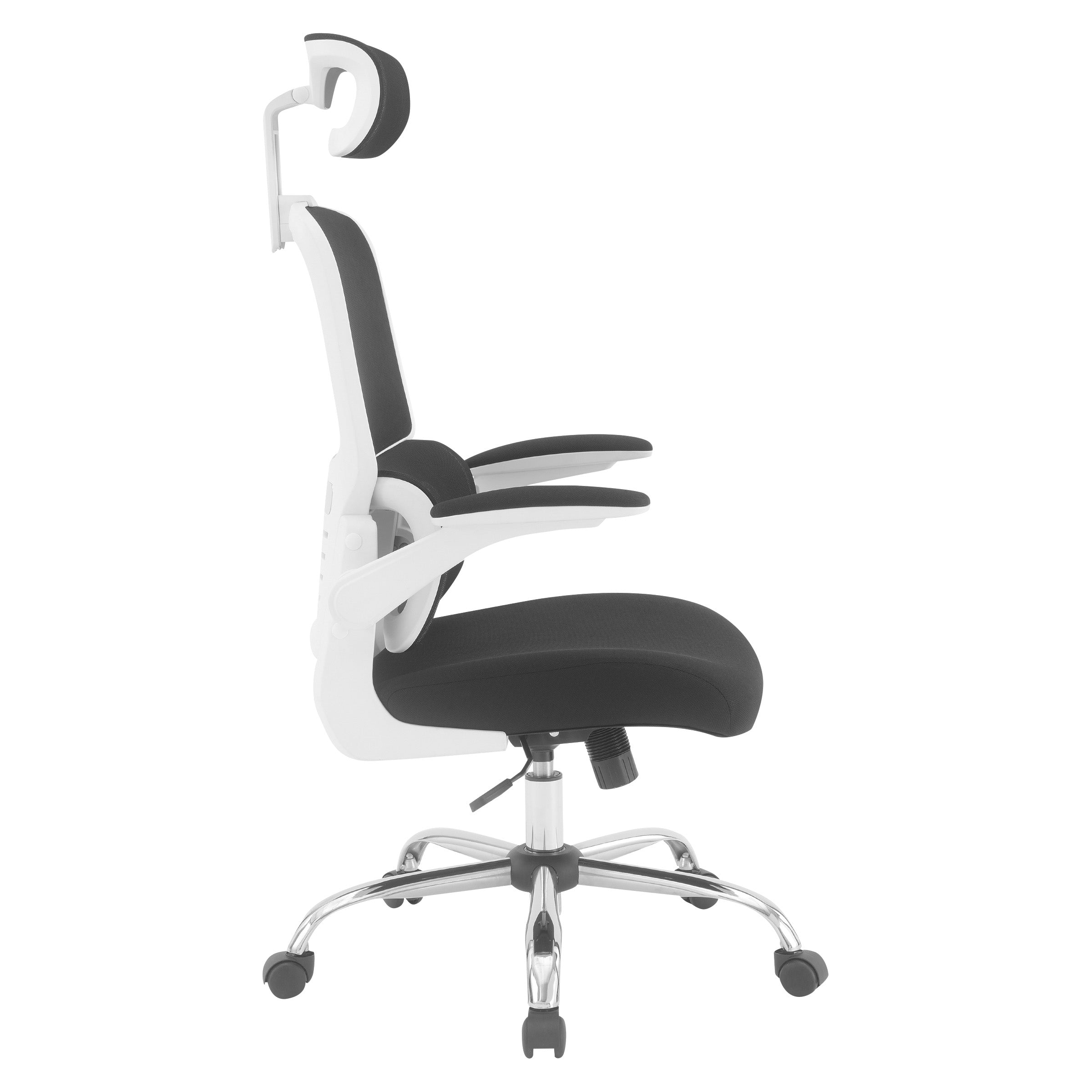 Mesh Back Manager’s Chair with Headrest - Black/White