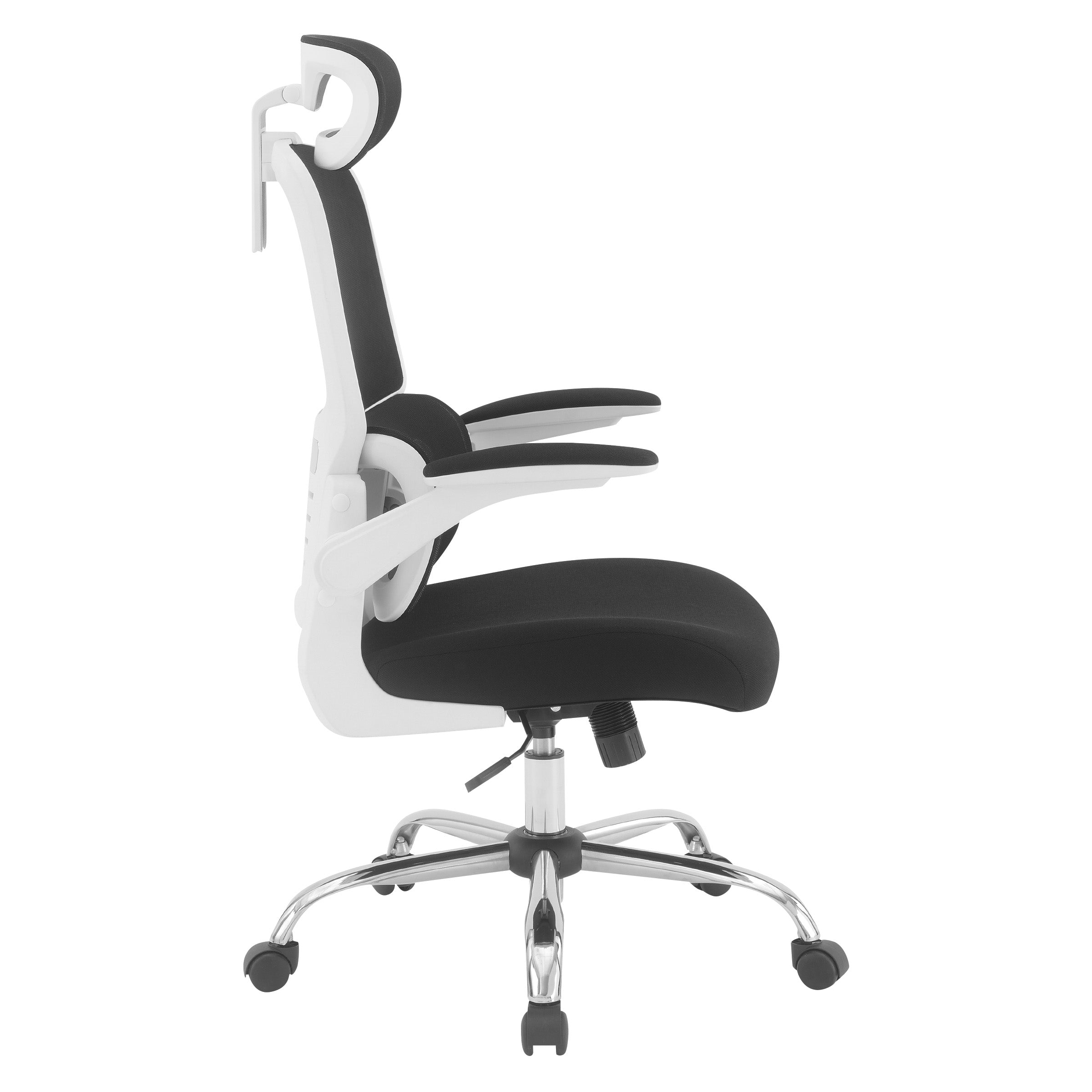 Mesh Back Manager’s Chair with Headrest - Black/White