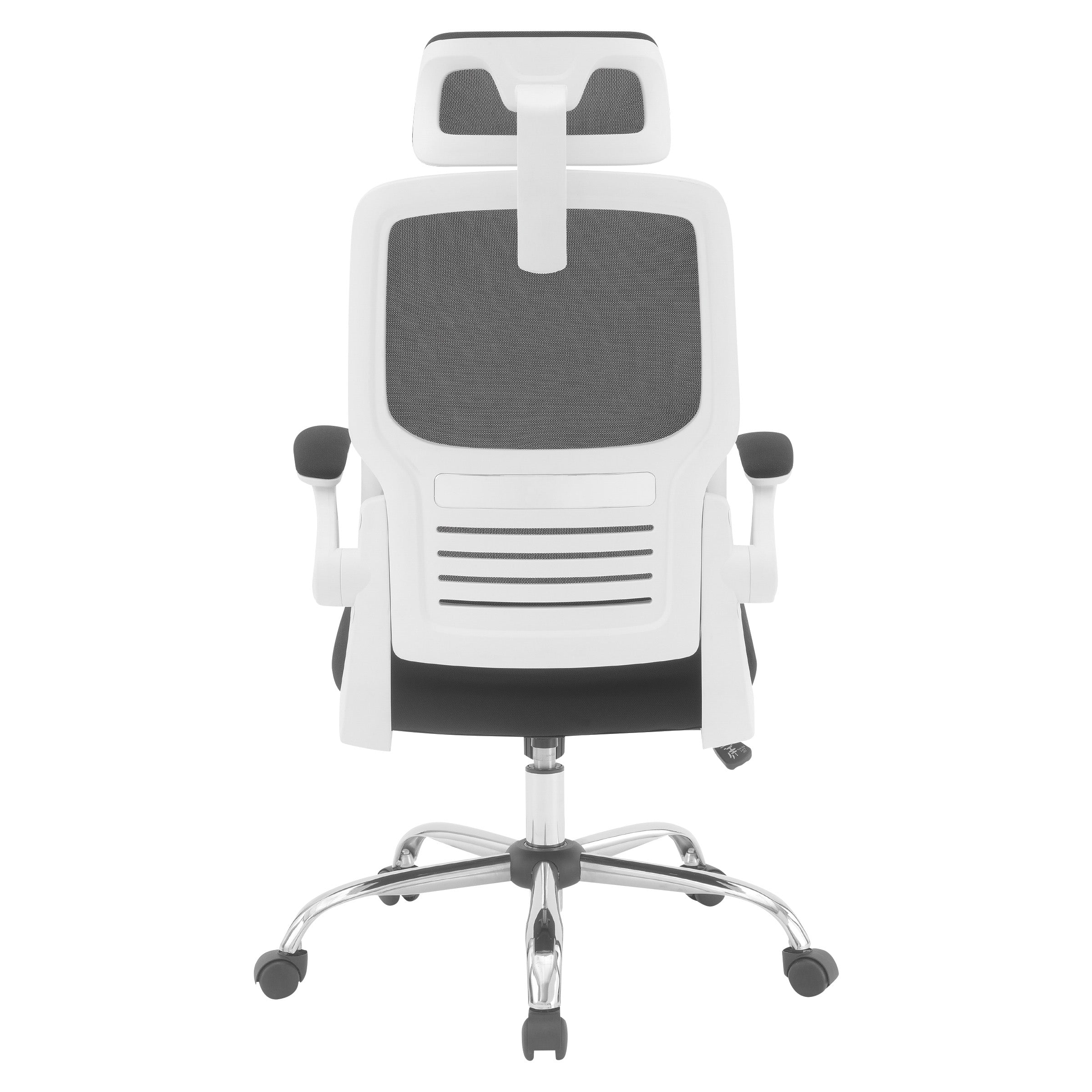 Mesh Back Manager’s Chair with Headrest - Black/White