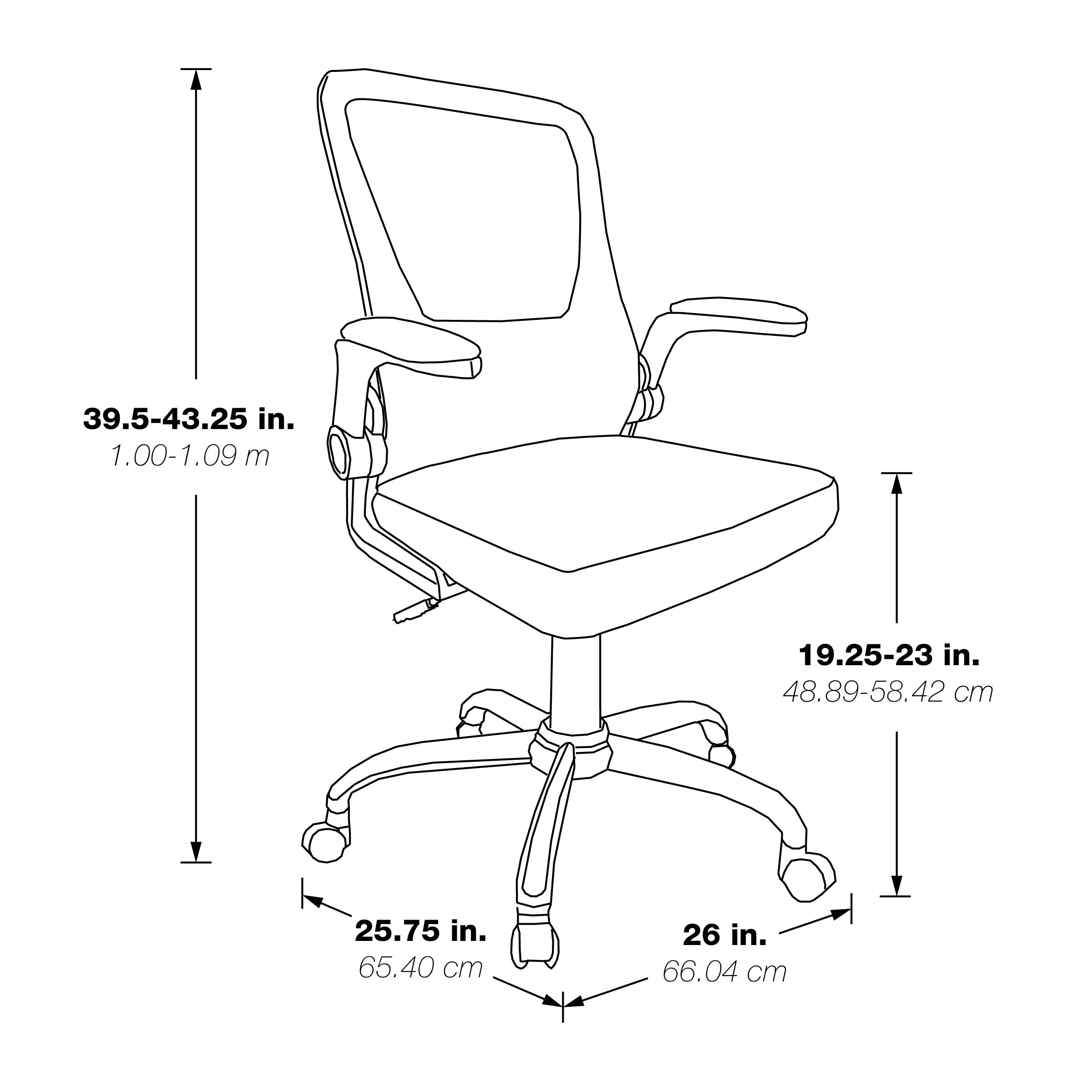 Mesh Back Manager’s Chair - Black/White