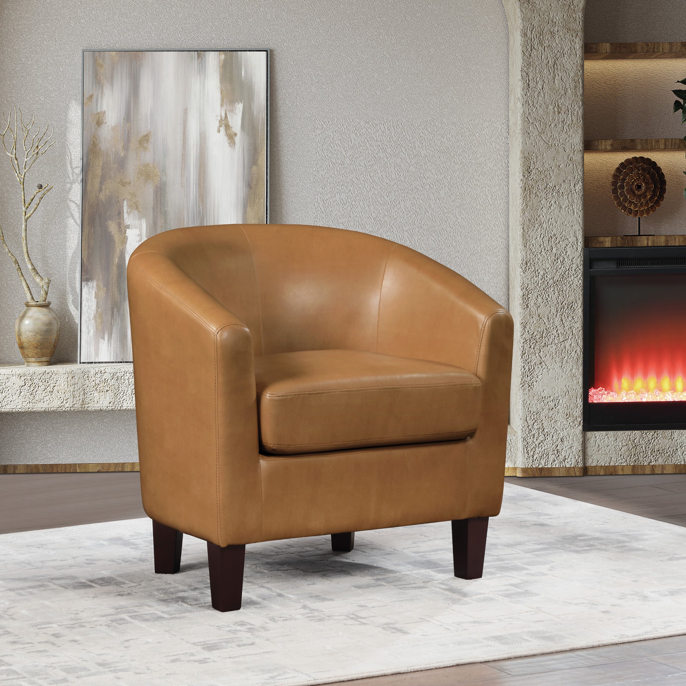 Ethan Tub Chair - Camel