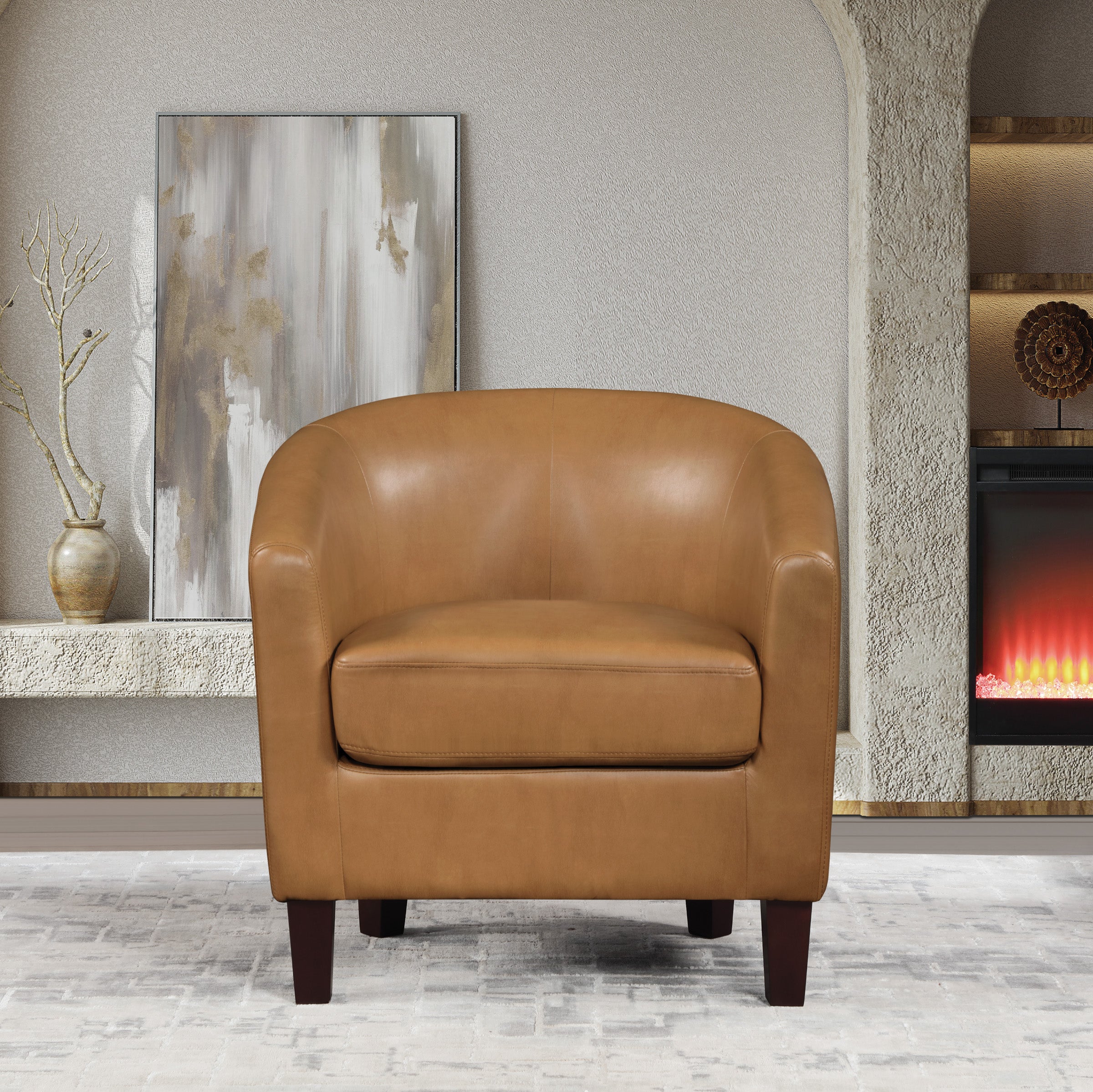 Ethan Tub Chair - Camel