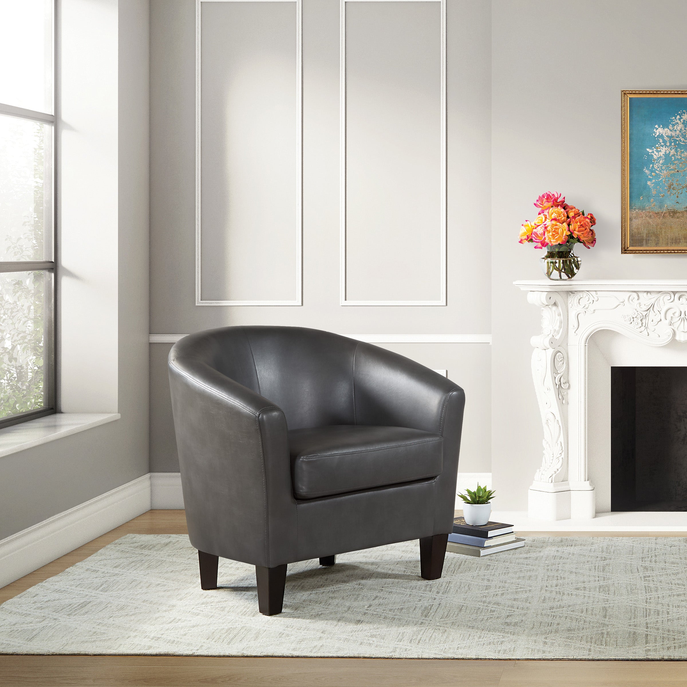 Ethan Tub Chair - Pewter