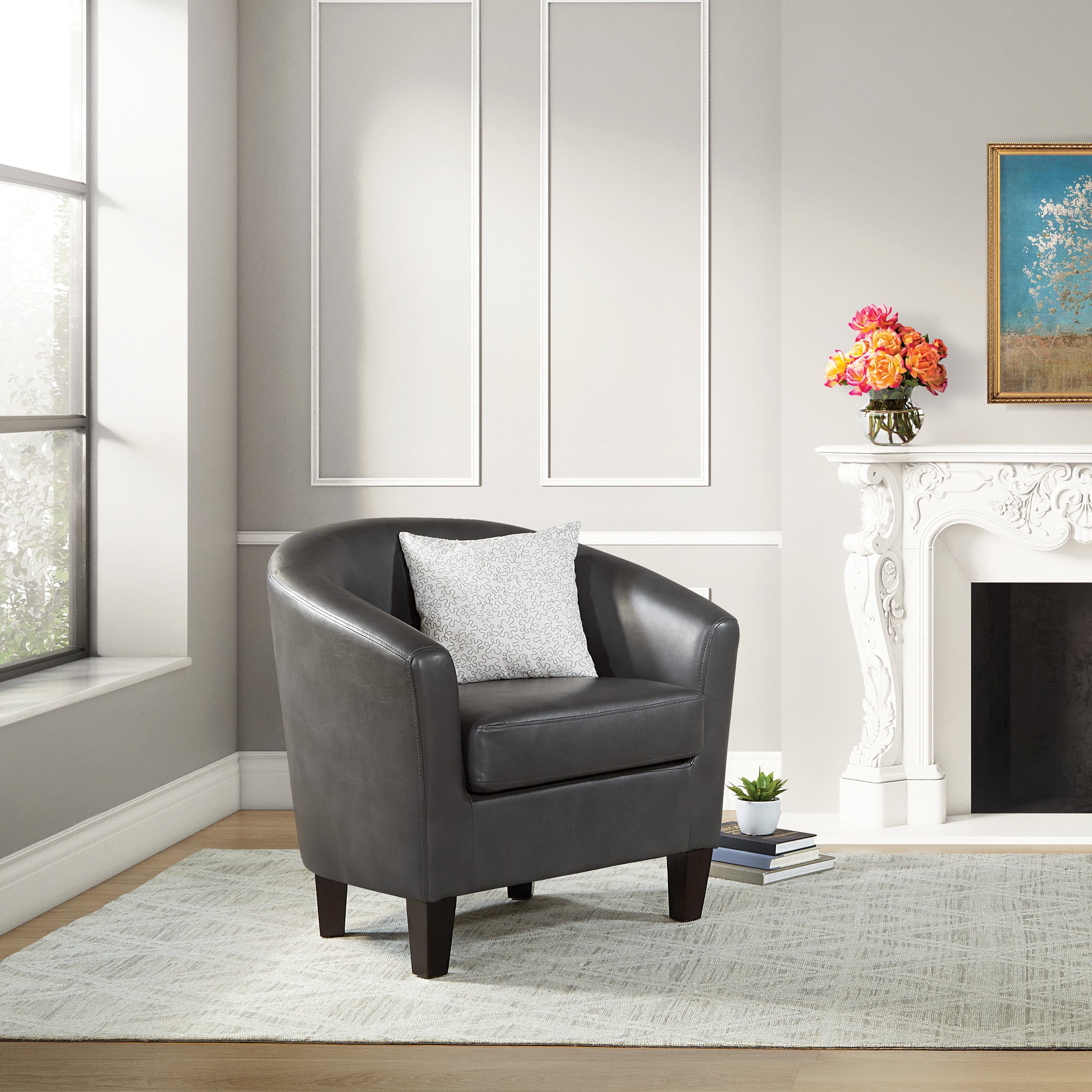 Ethan Tub Chair - Pewter