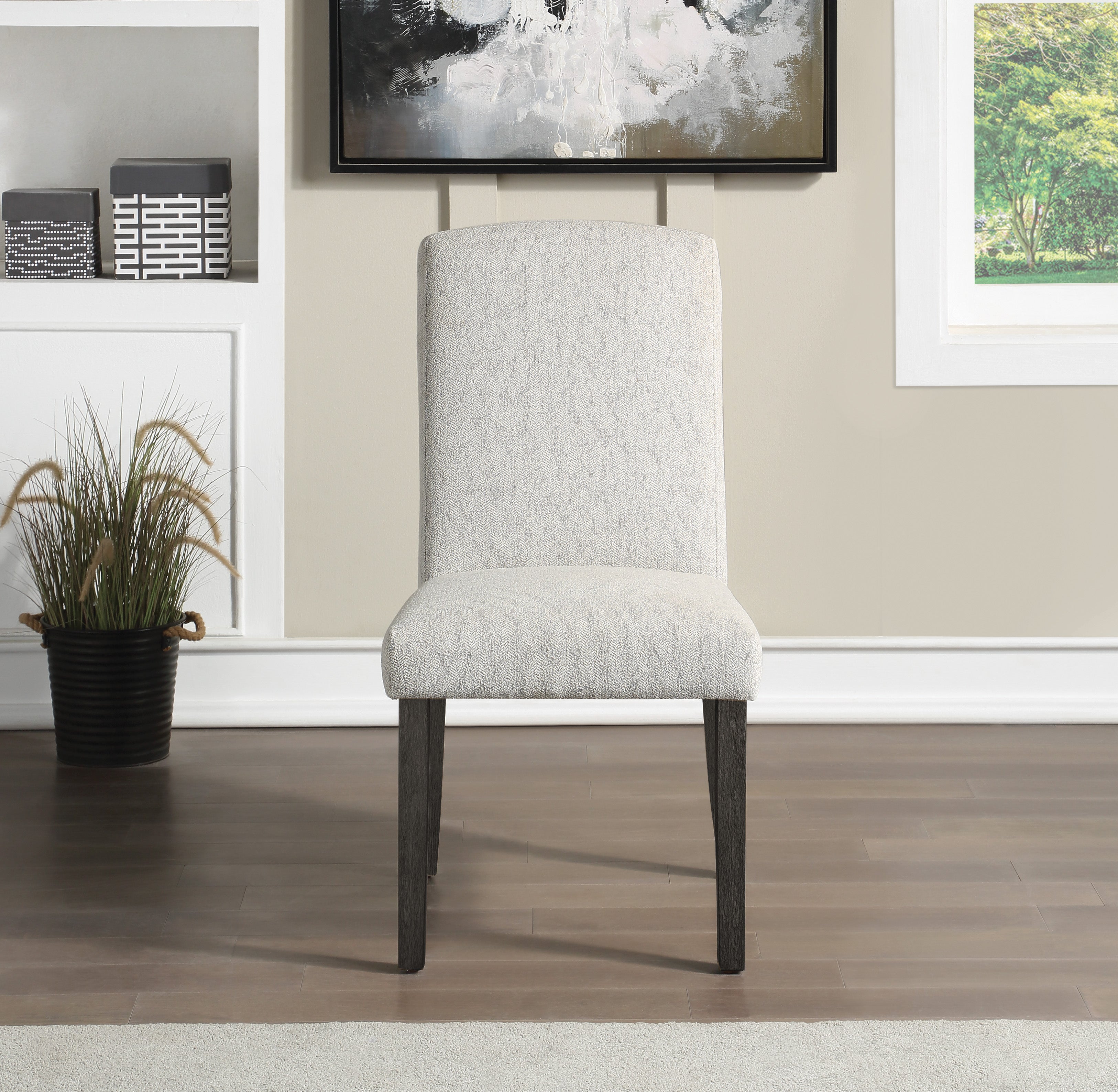 Everly Dining Chair 2pk - Oyster Grey