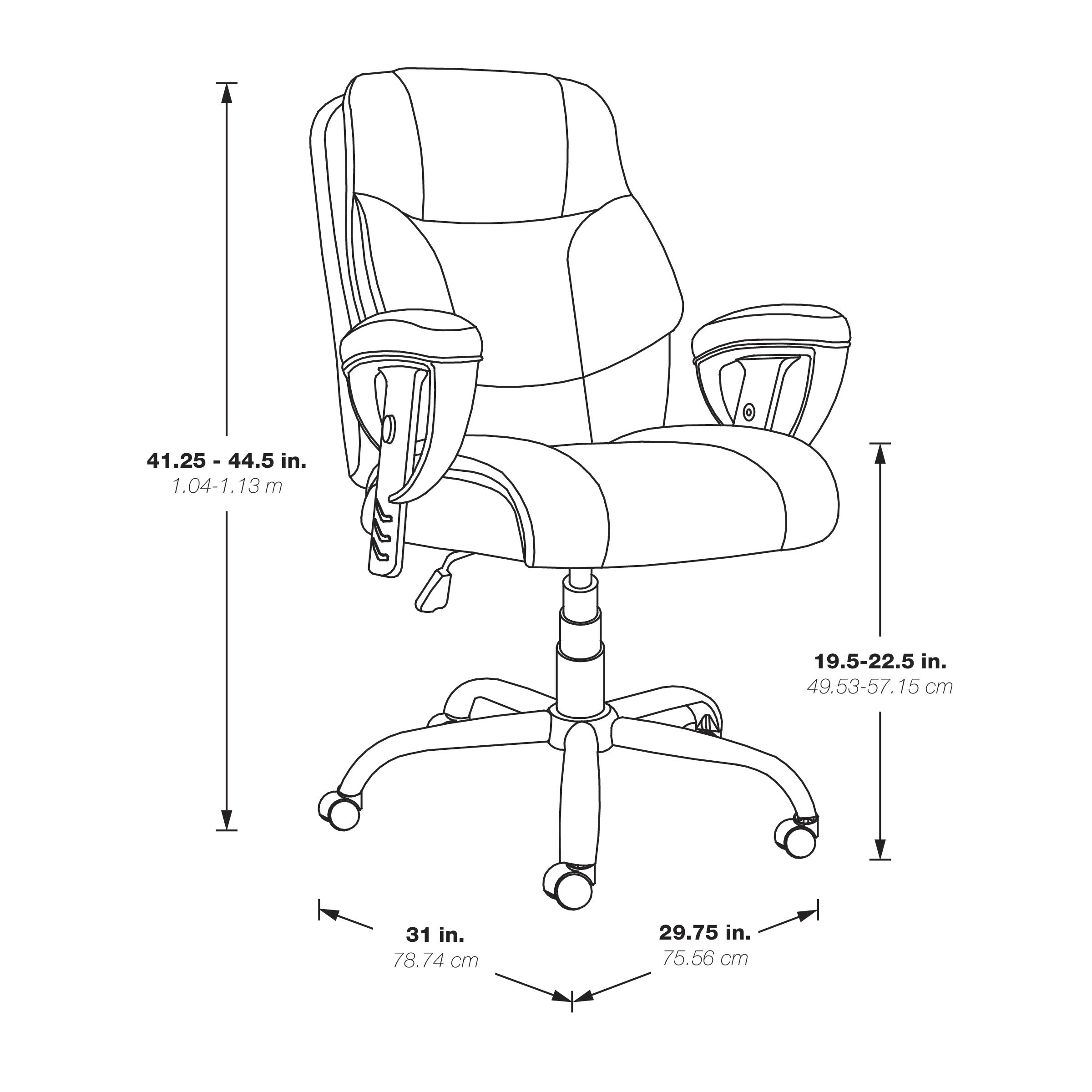 Executive Big Mans Chair - Black