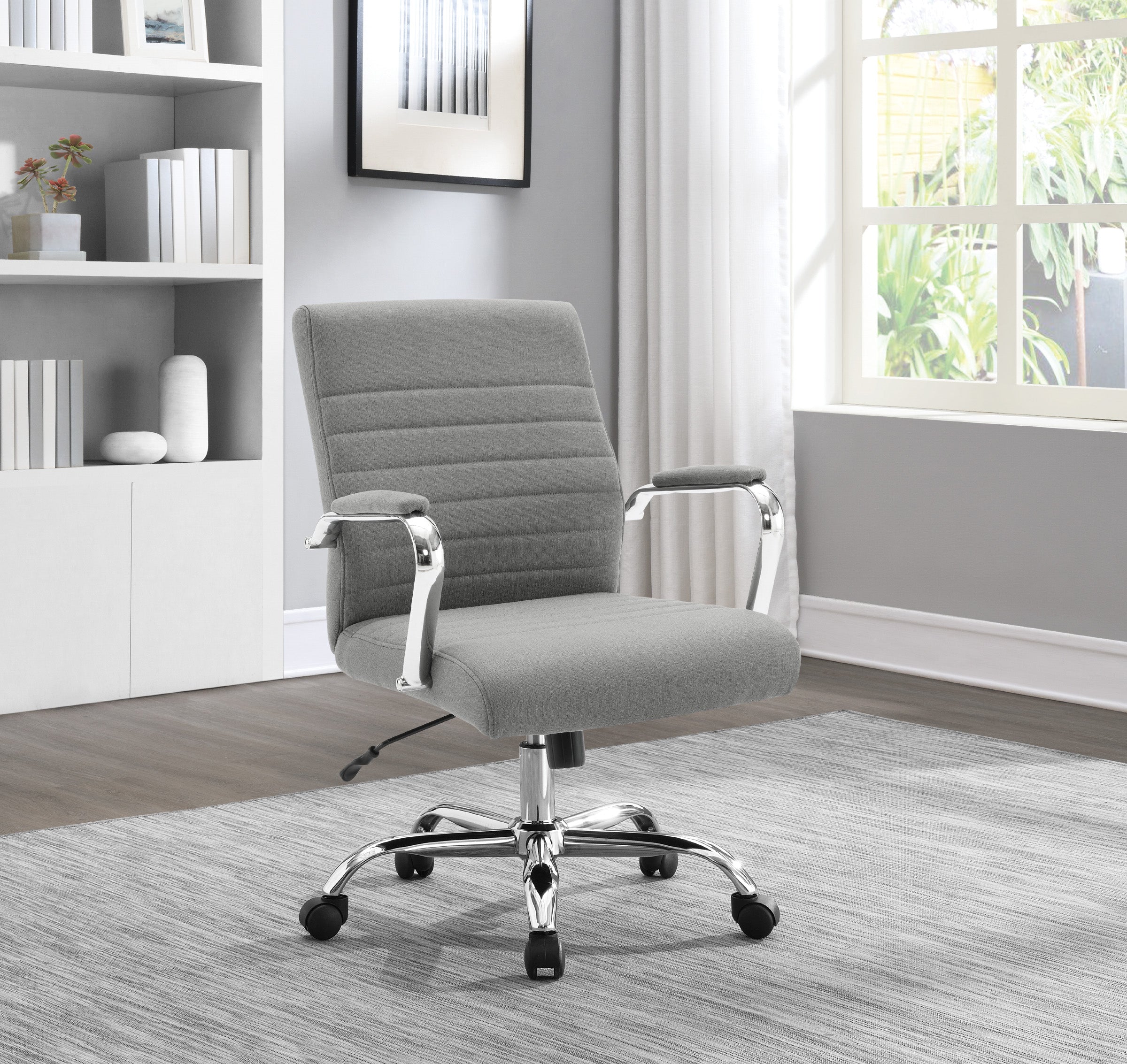 Mid-Back Office Chair - Grey