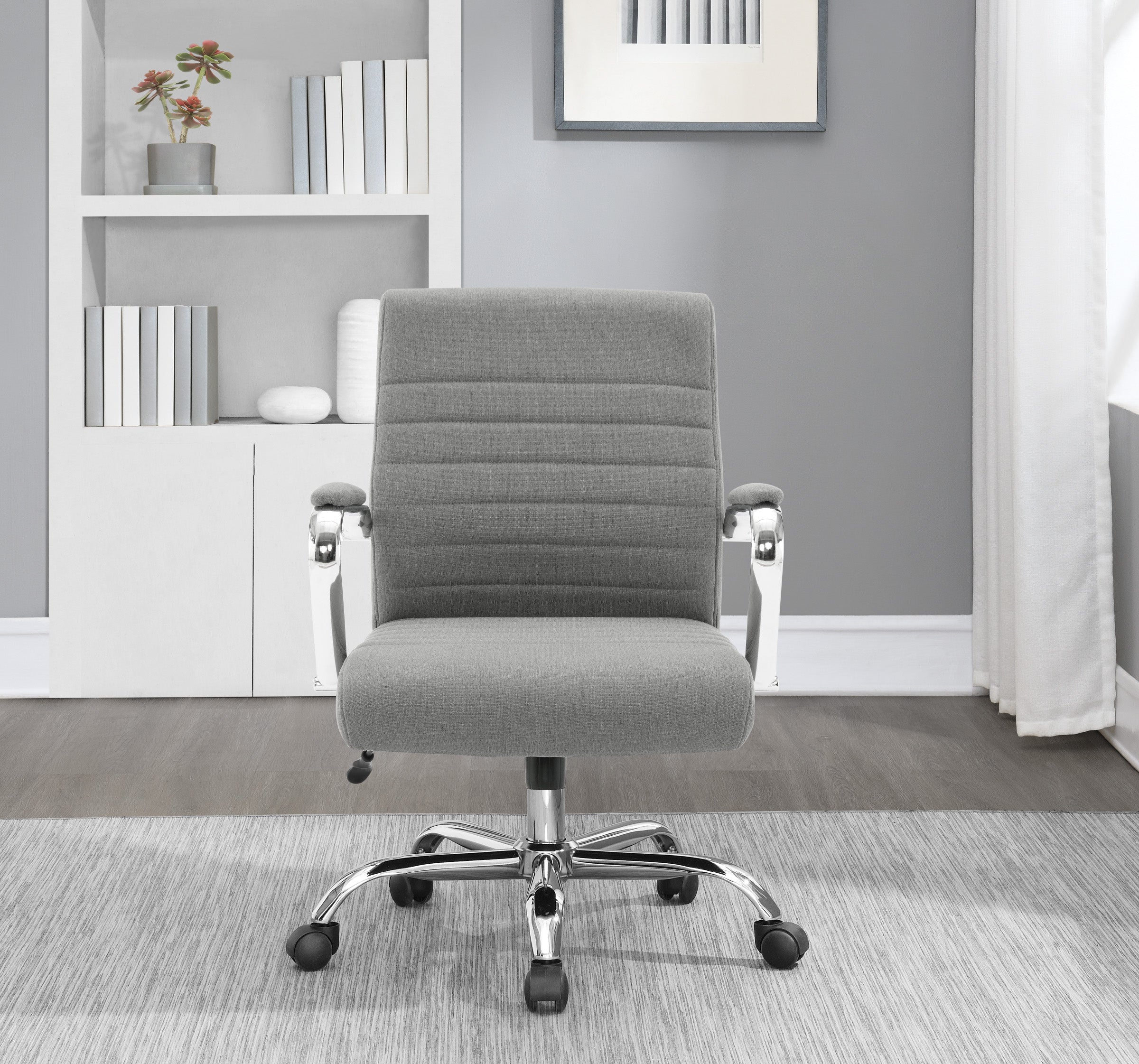 Mid-Back Office Chair - Grey
