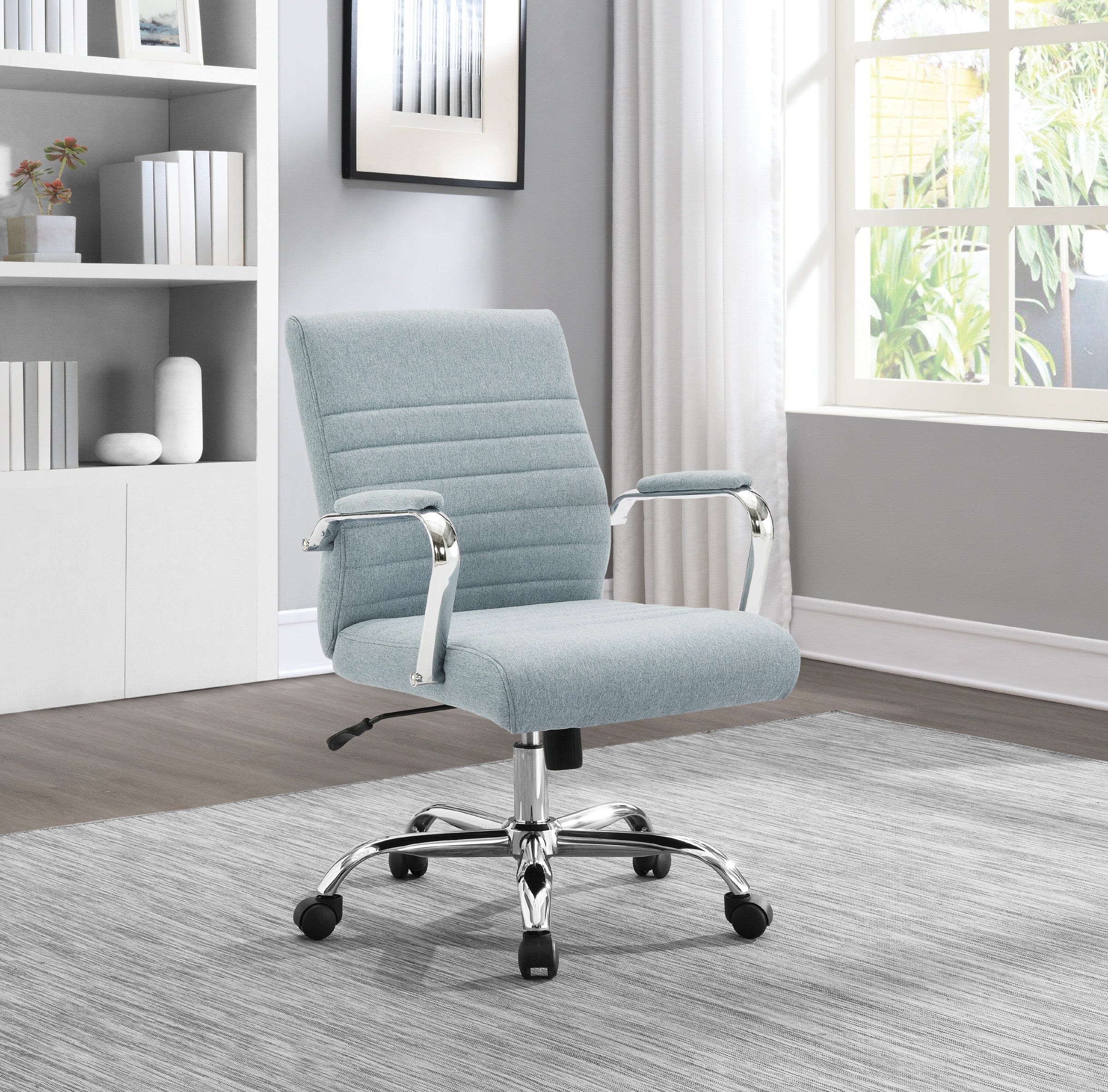 Mid-Back Office Chair - Blue