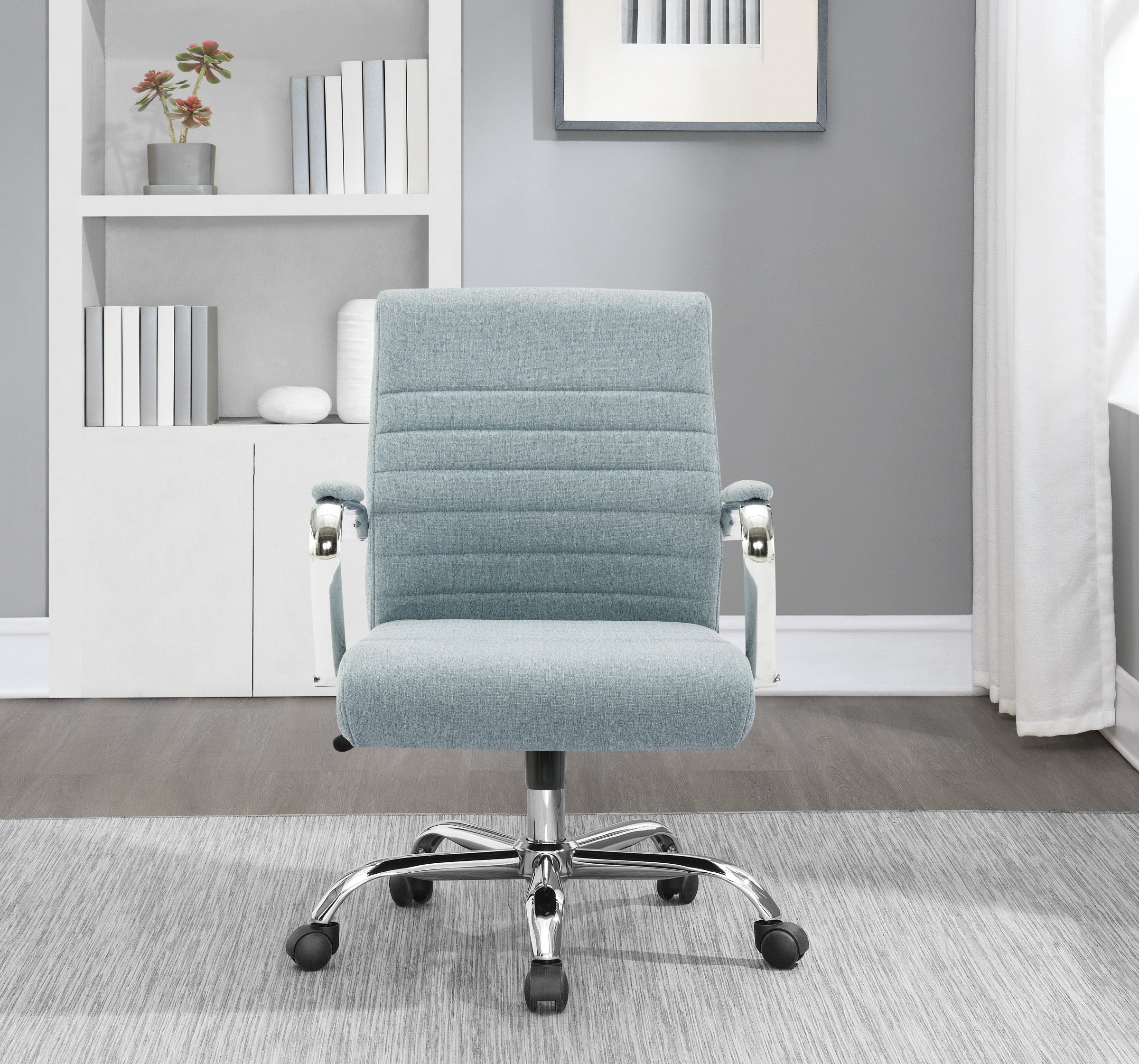 Mid-Back Office Chair - Blue