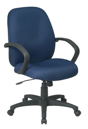 Executive Mid Back Managers Chair - Icon Navy