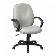 Executive Mid Back Managers Chair with Fabric Back - Custom A Grade Fabric