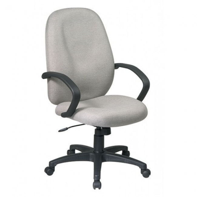 Executive High Back Managers Chair with Fabric Back - Custom A Grade Fabric