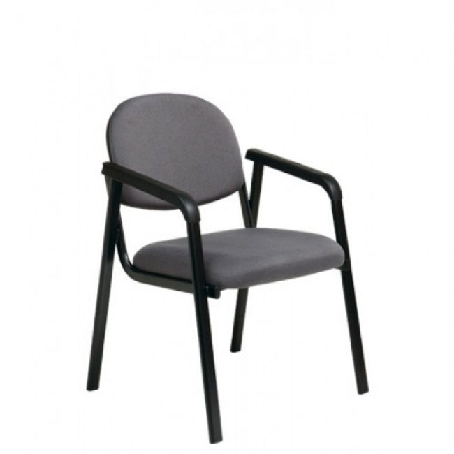 Designer Plastic Visitor Chair with Shell Back - Custom A Grade Fabric