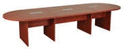 Expandable 12’ Racetrack Table - Cherry