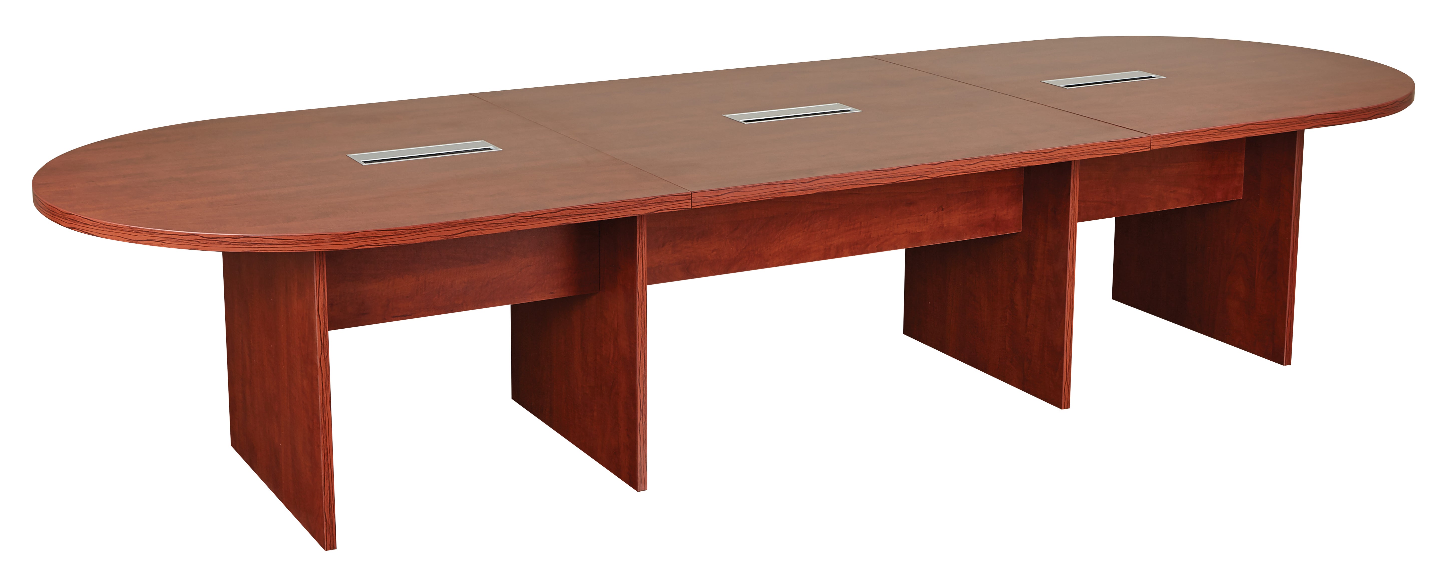Expandable 12’ Racetrack Table - Cherry