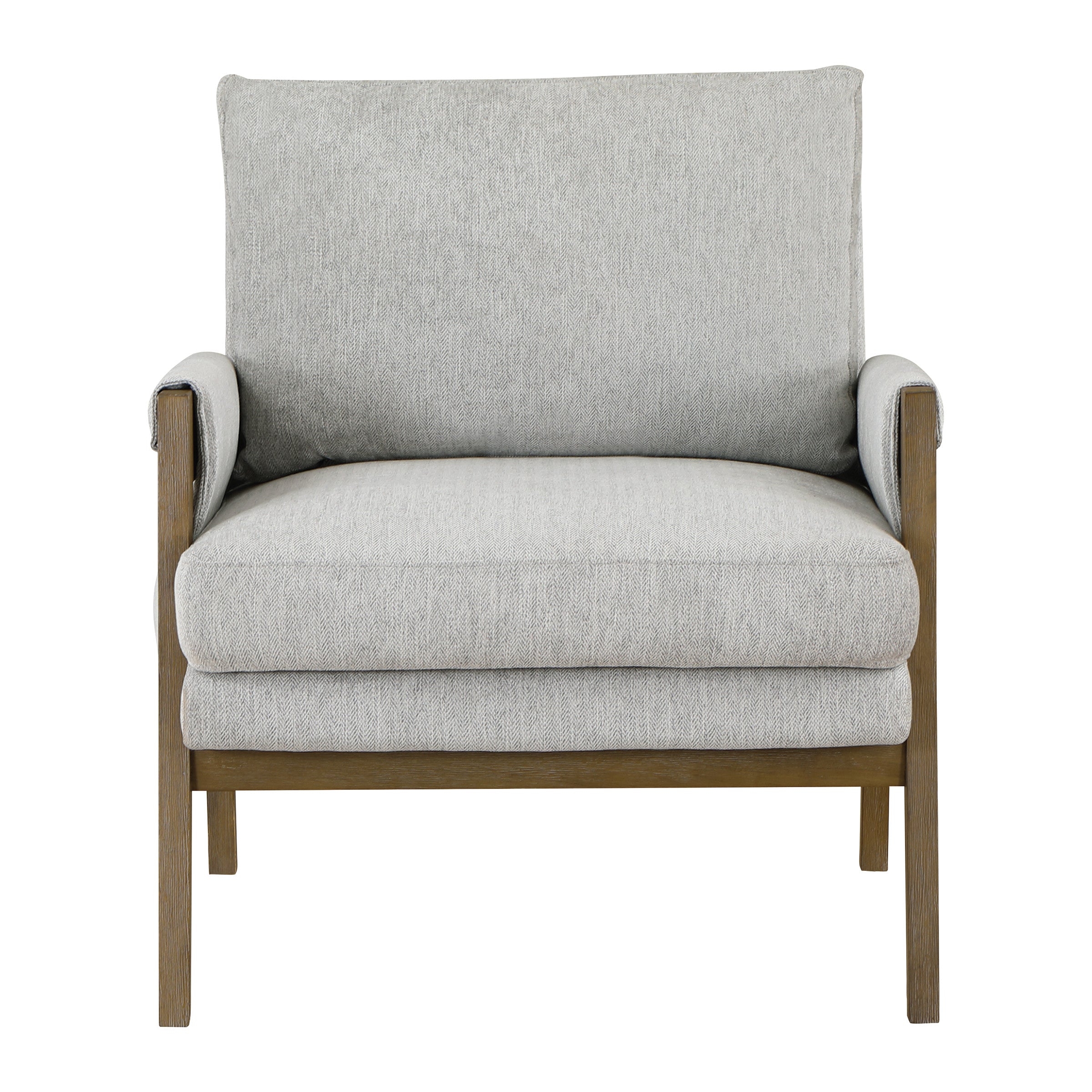 Faber Wood Frame Armchair - Smoke