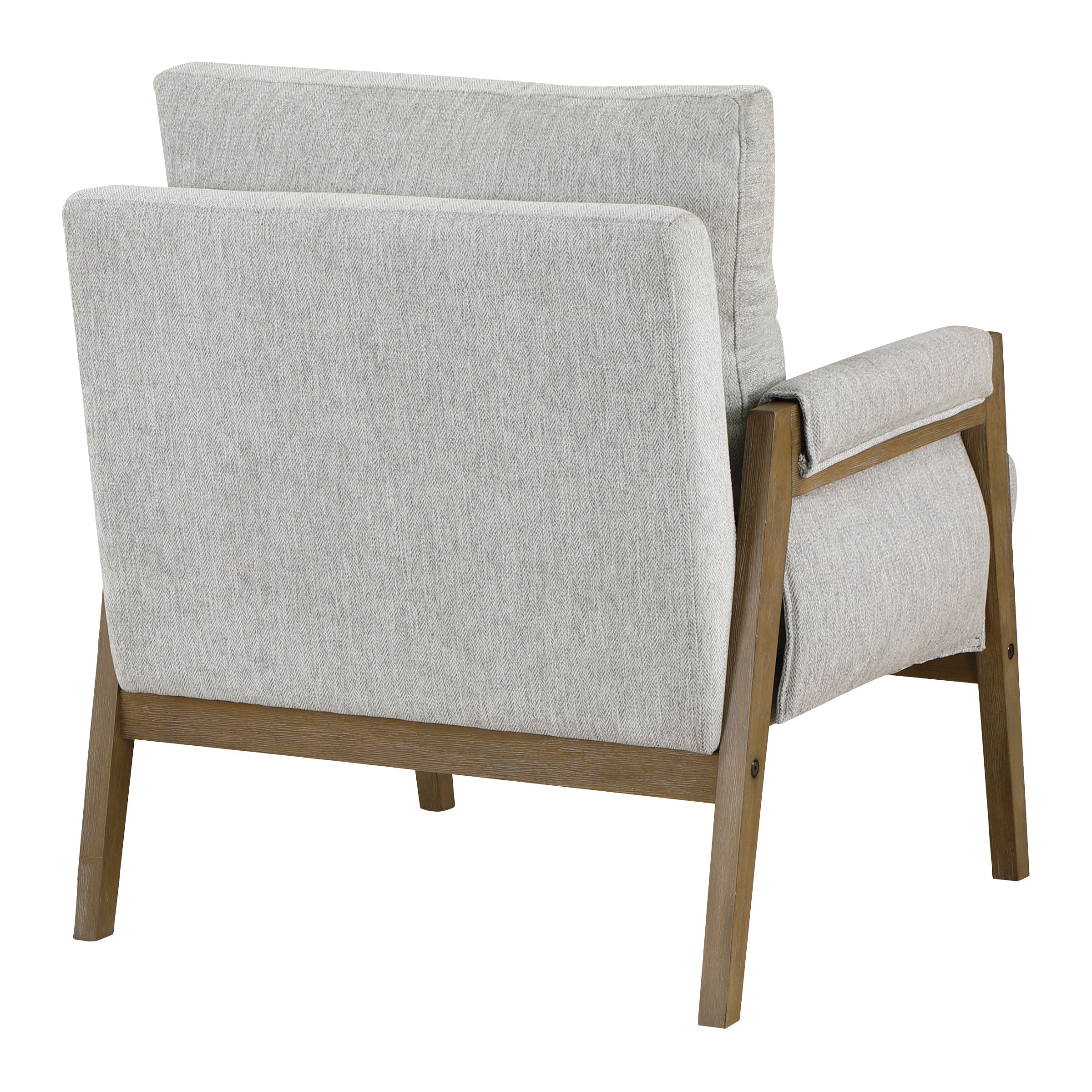 Faber Wood Frame Armchair - Smoke