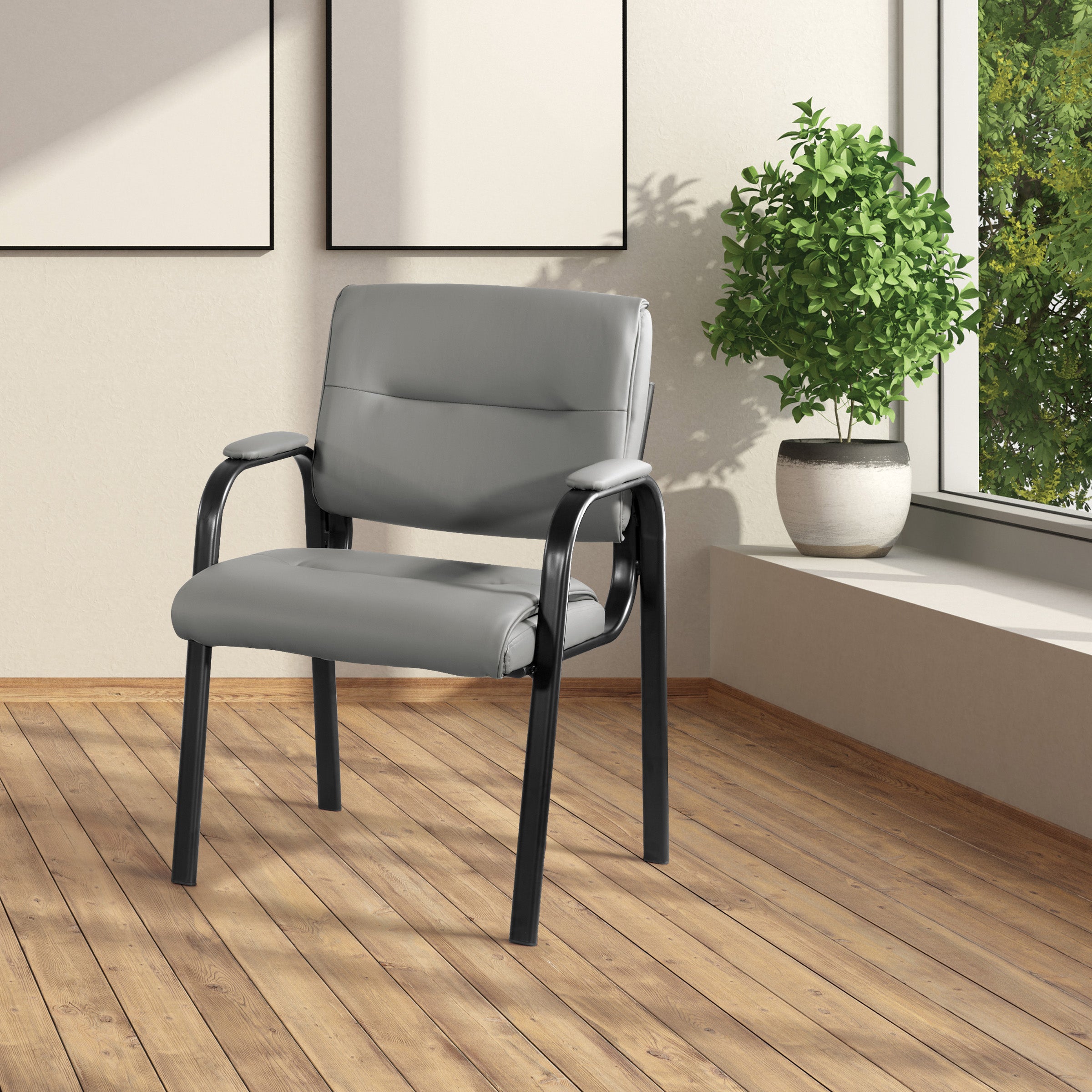 Guest Chair - Grey/Black