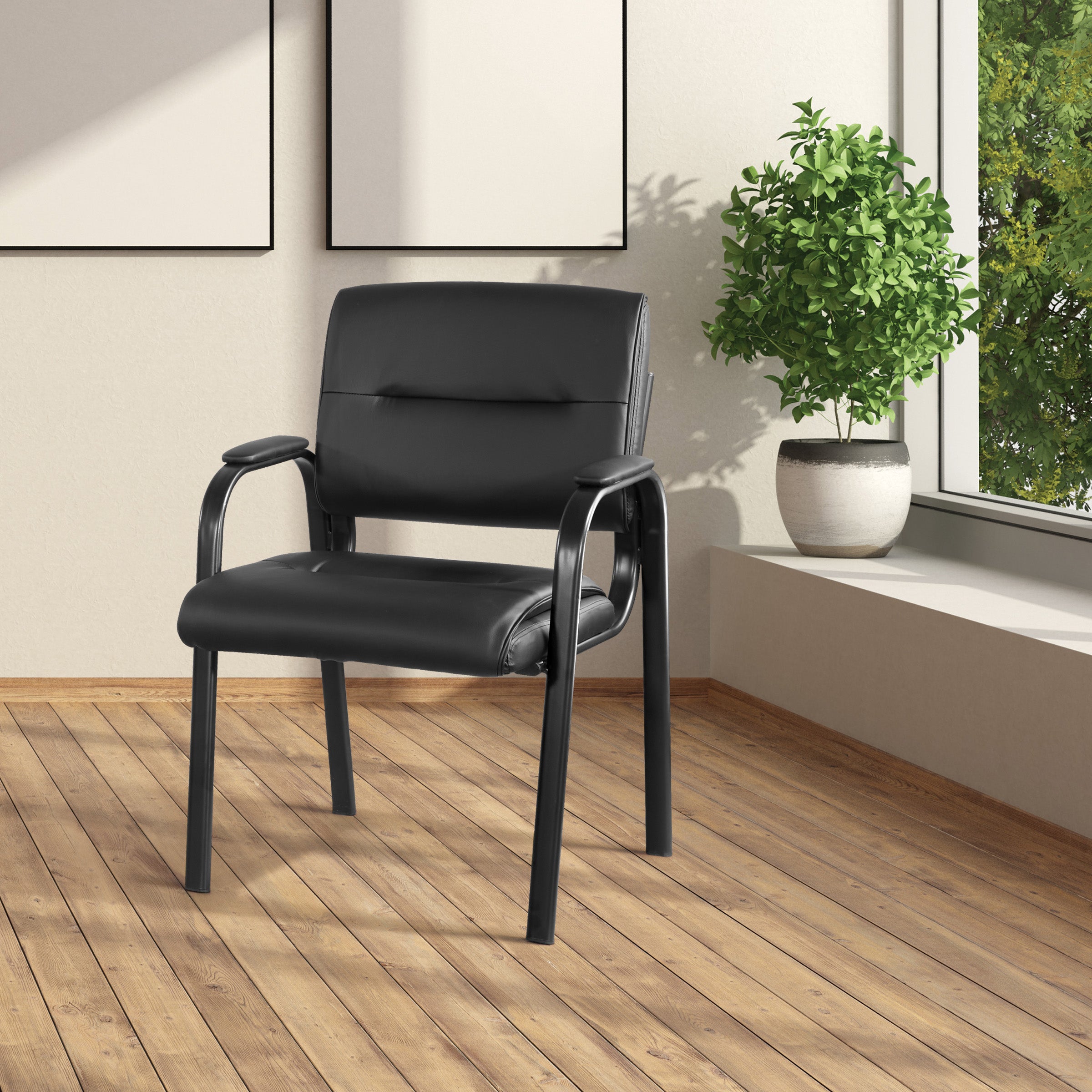 Guest Chair - Black/Black