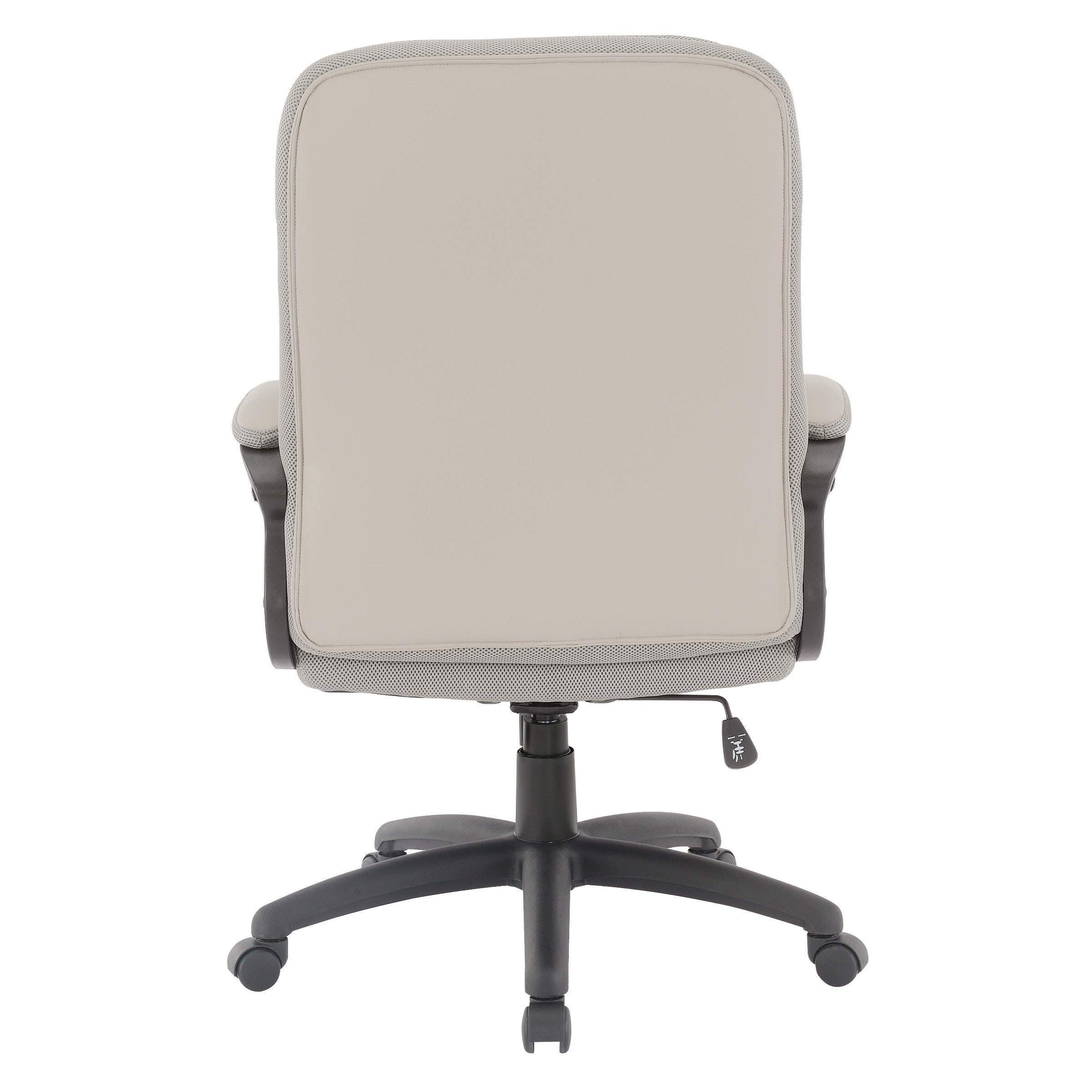 Faux Leather Manager's Chair  - Charcoal/ Grey