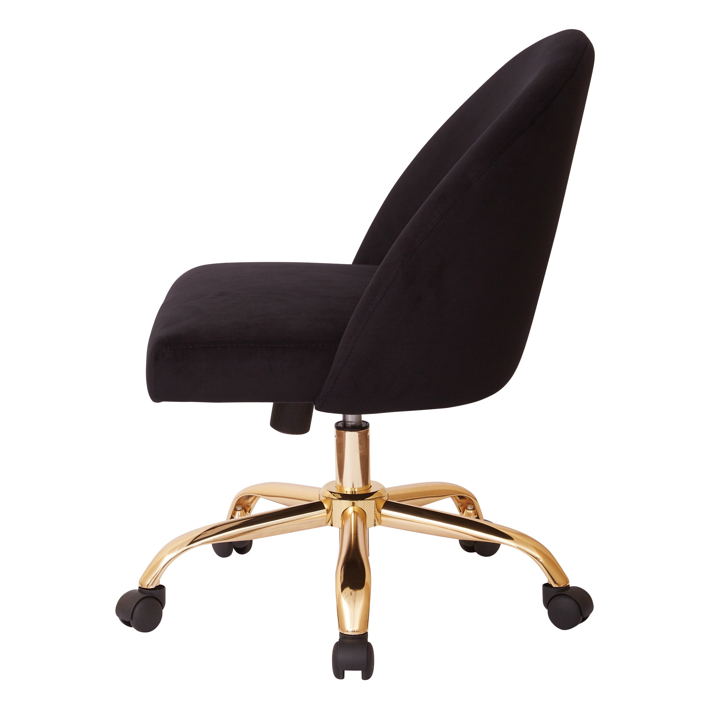Layton Mid Back Office Chair - Black