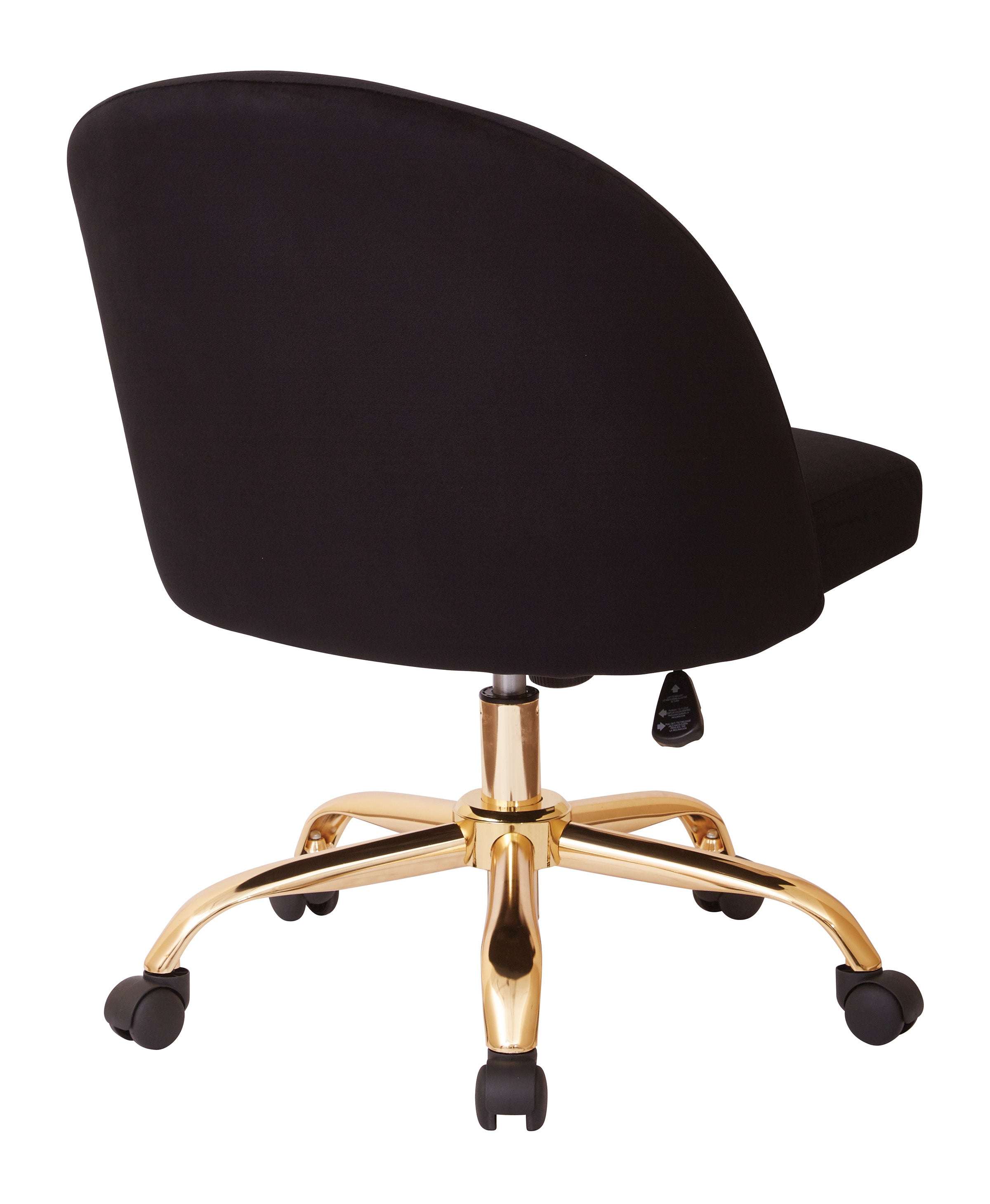 Layton Mid Back Office Chair - Black