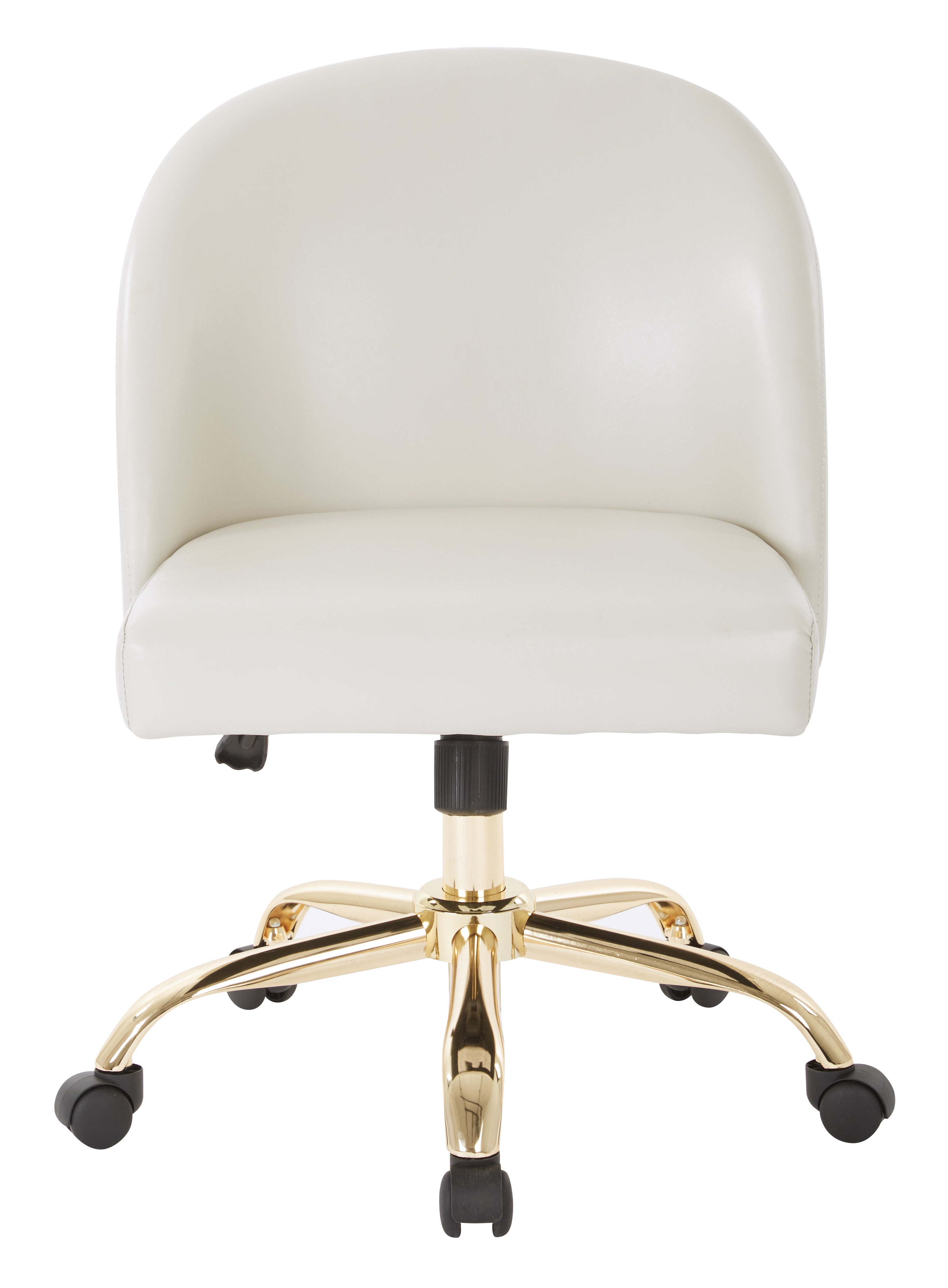 Layton Mid Back Office Chair - Cream