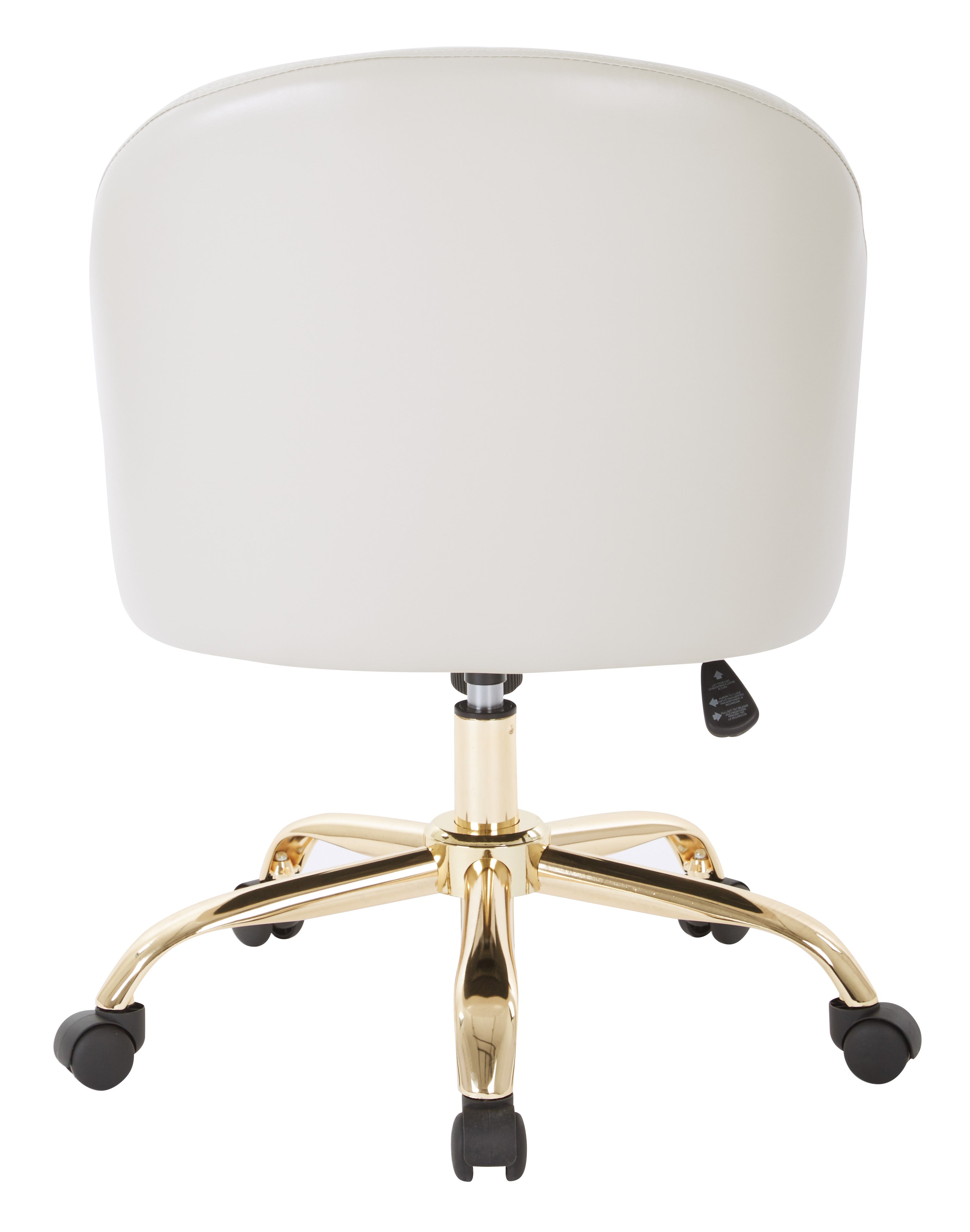 Layton Mid Back Office Chair - Cream