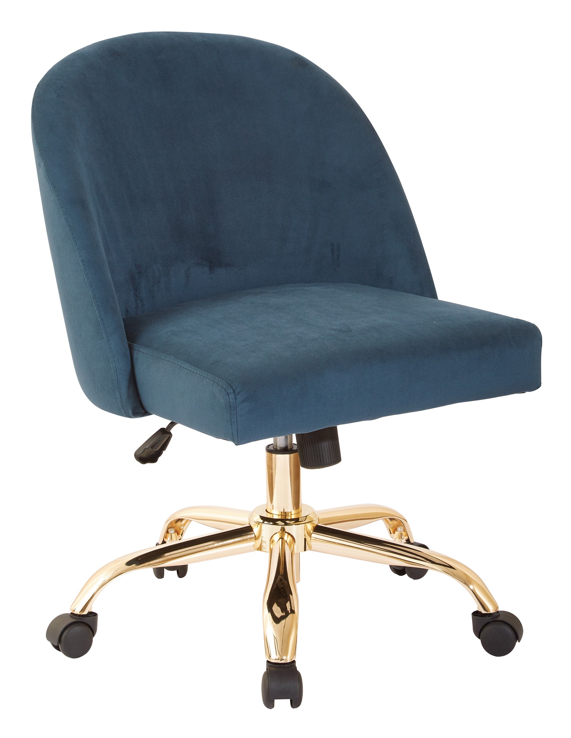 Layton Mid Back Office Chair - Blue