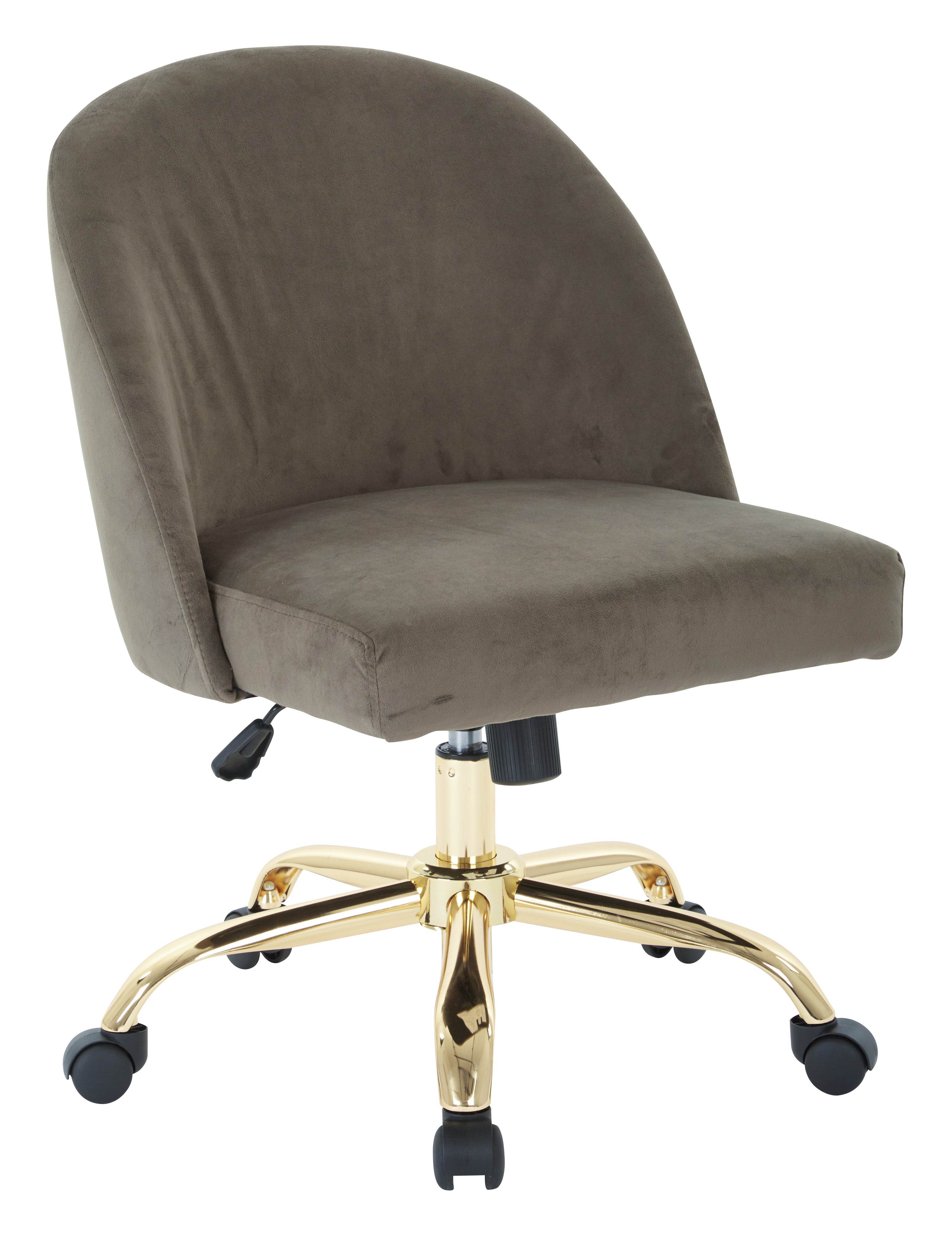 Layton Mid Back Office Chair - Brown