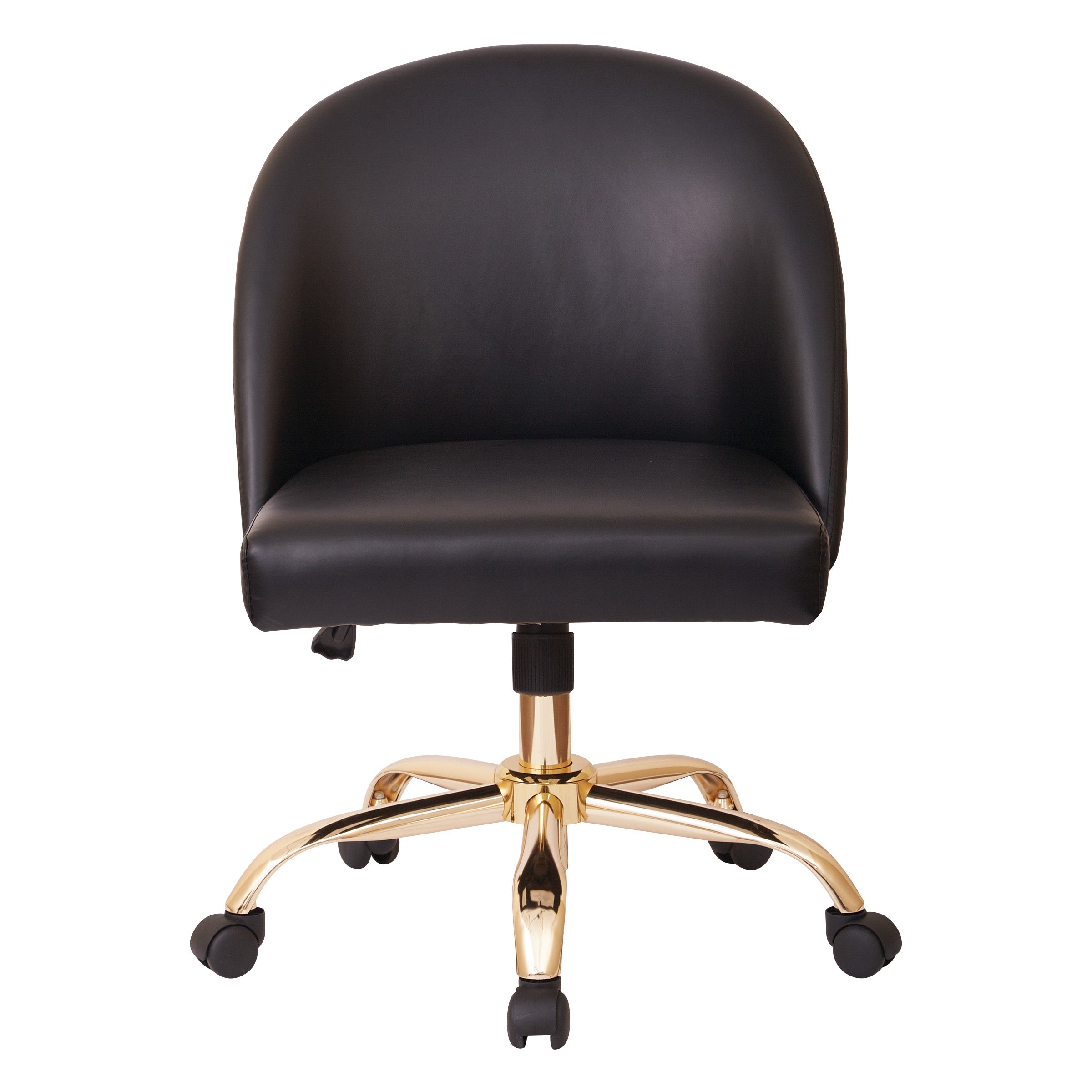 Layton Mid Back Office Chair - Brown