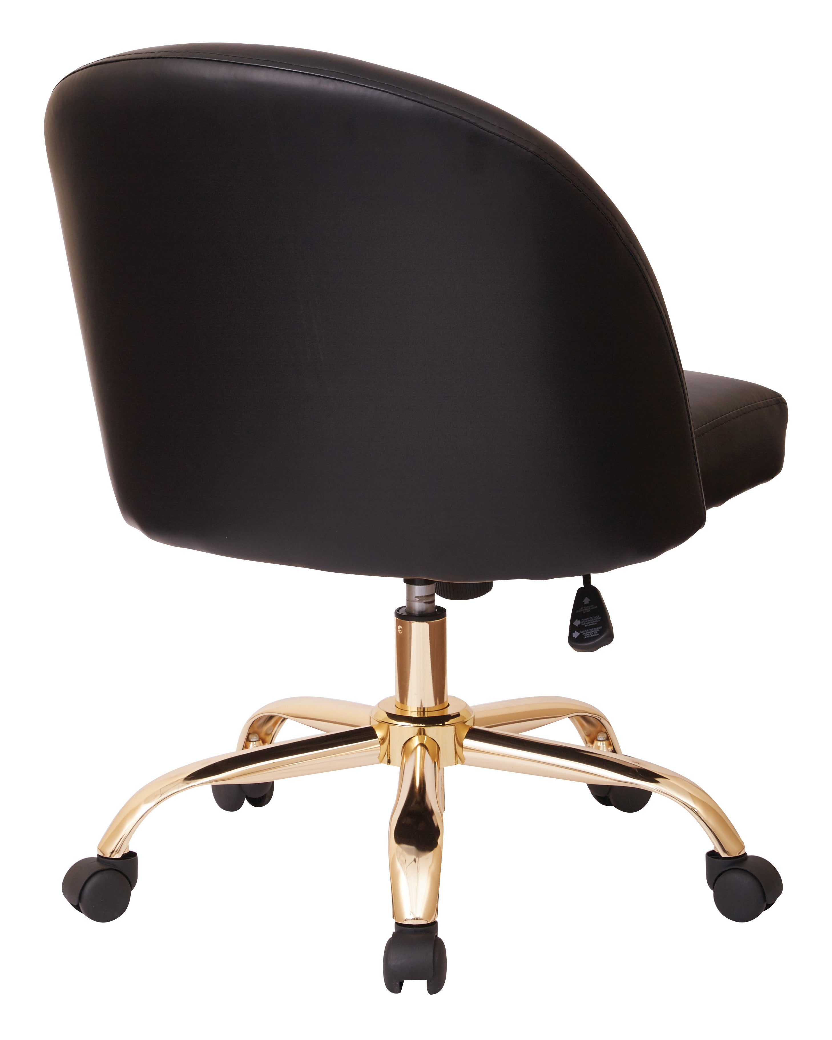 Layton Mid Back Office Chair - Brown