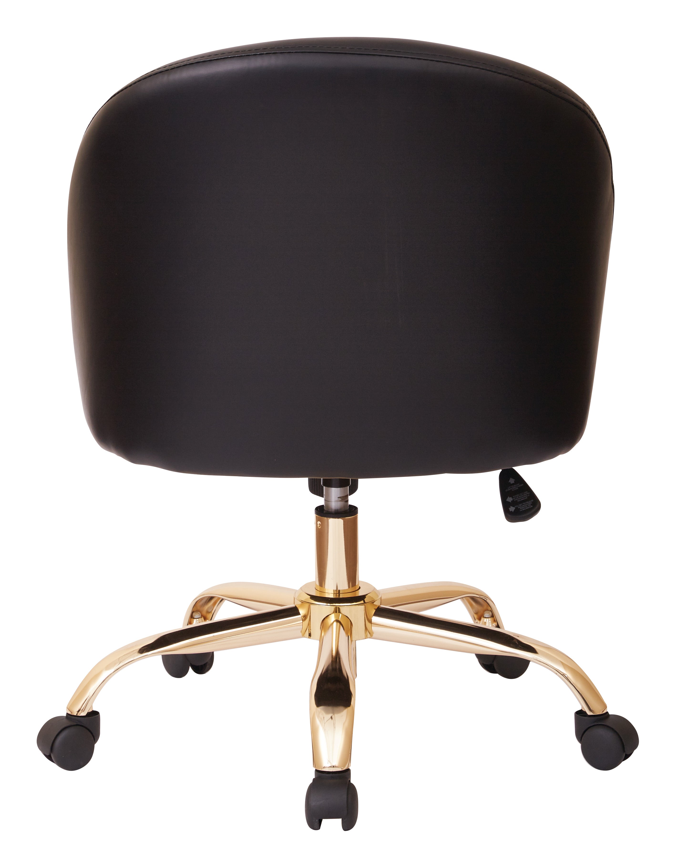 Layton Mid Back Office Chair - Brown