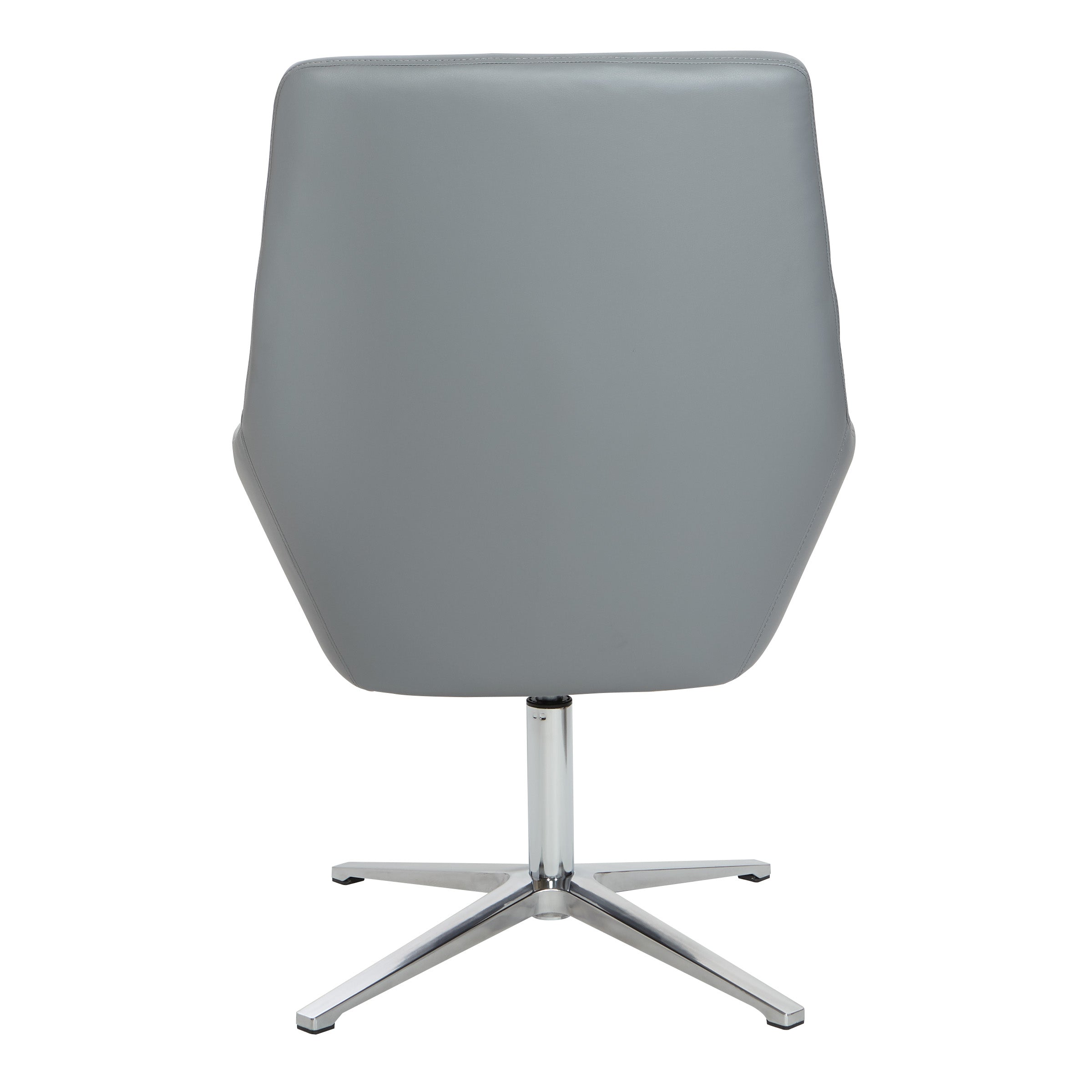 Modern Scoop Office Chair - Charcoal Grey