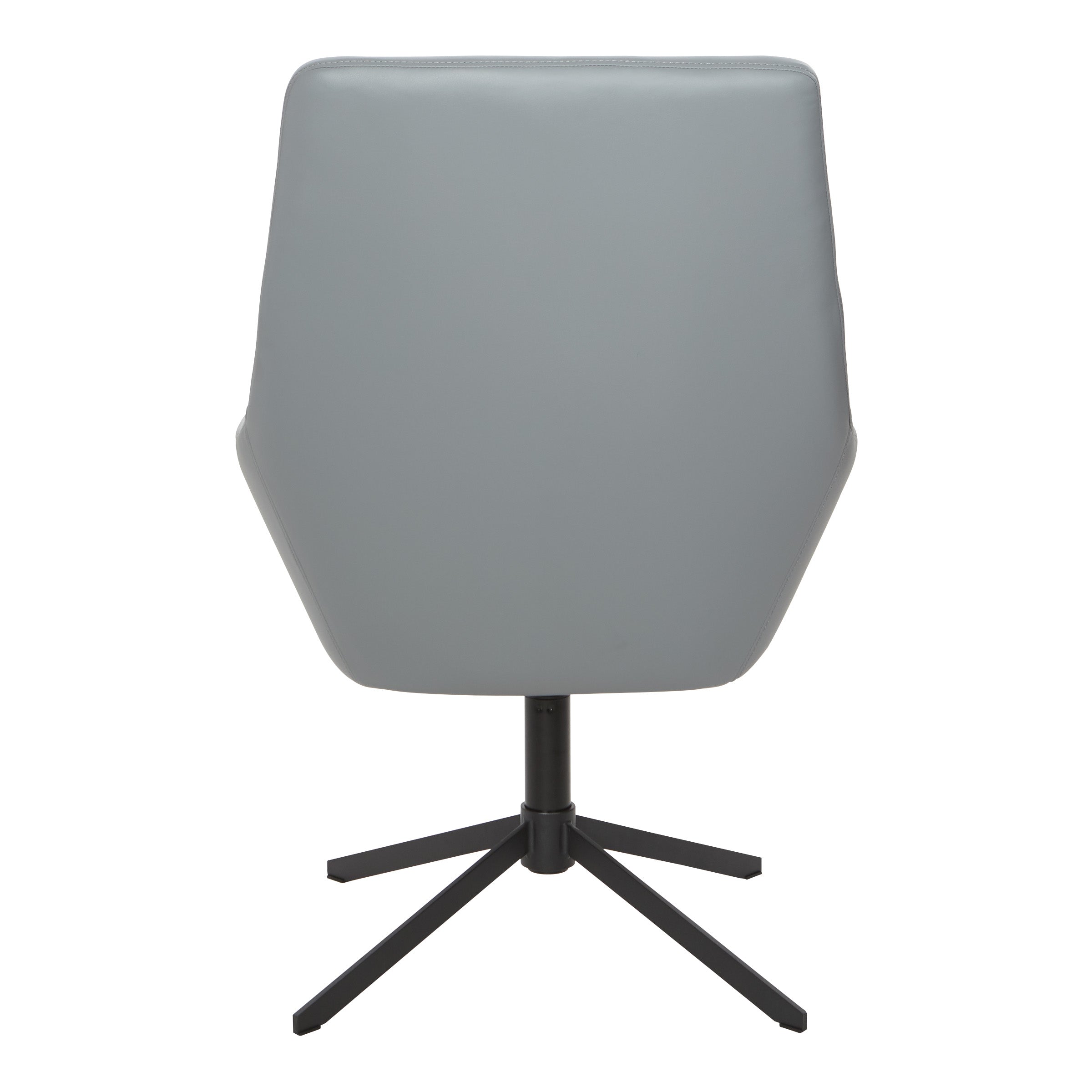Modern Scoop Office Chair - Charcoal Grey