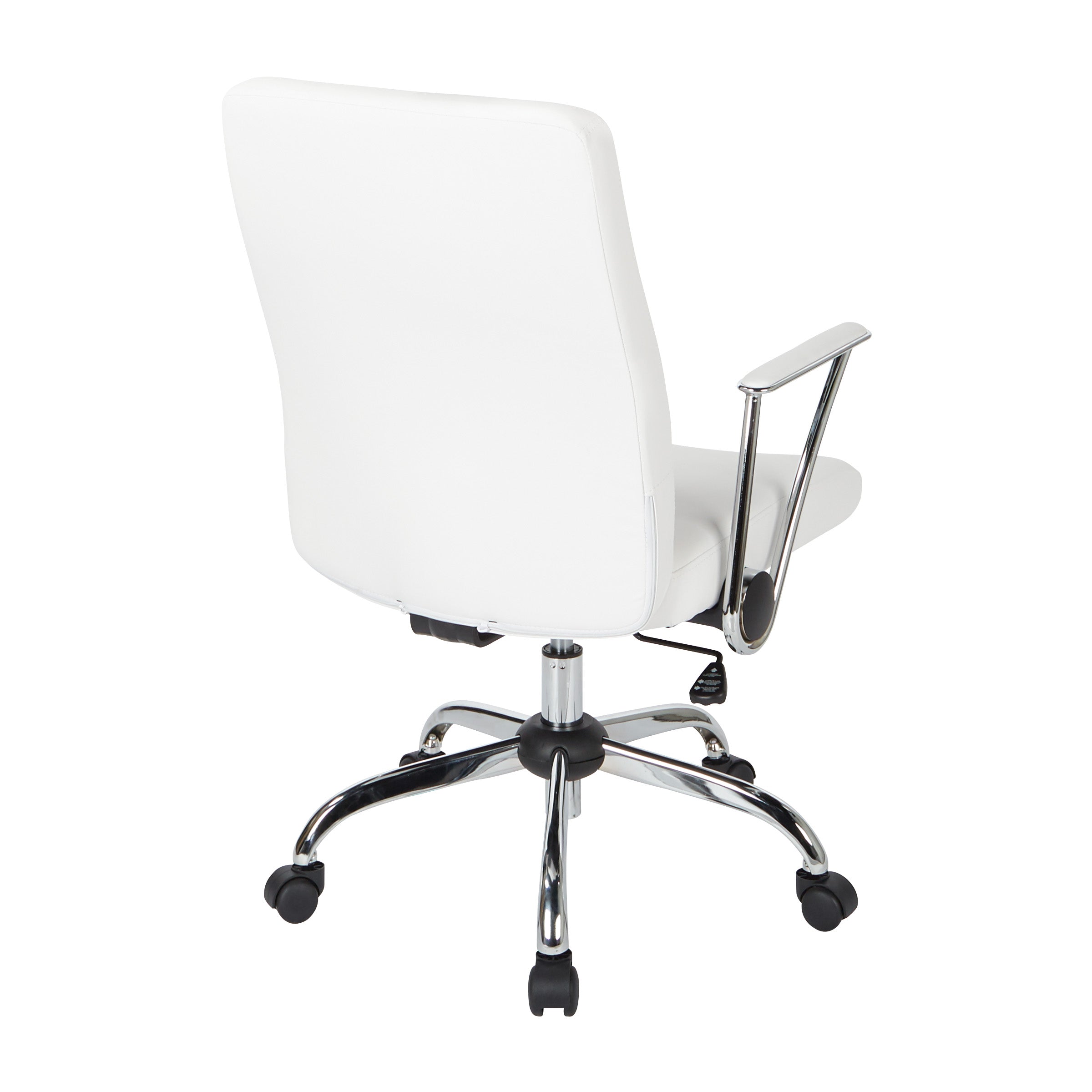 Faux Leather Chair - White