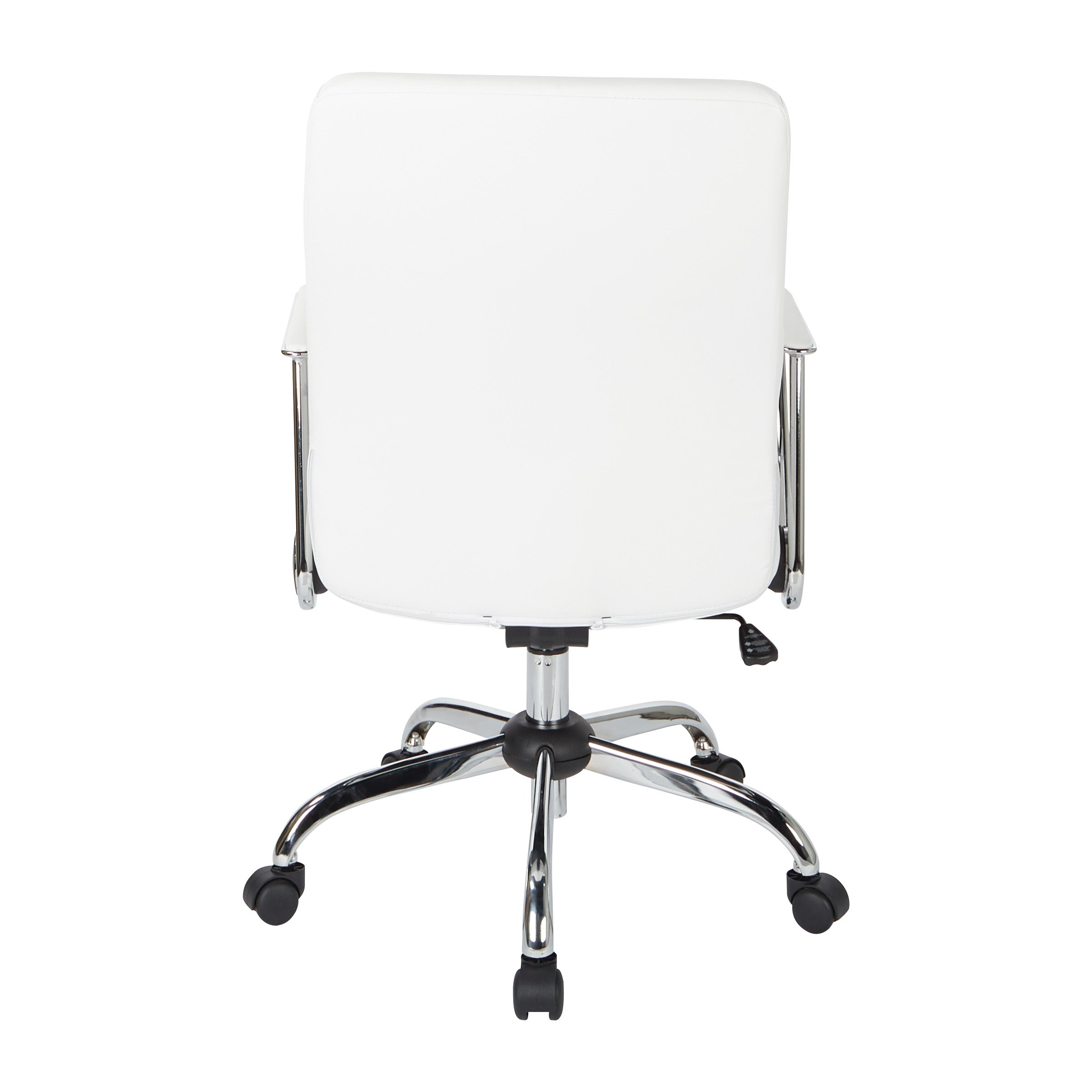 Faux Leather Chair - White
