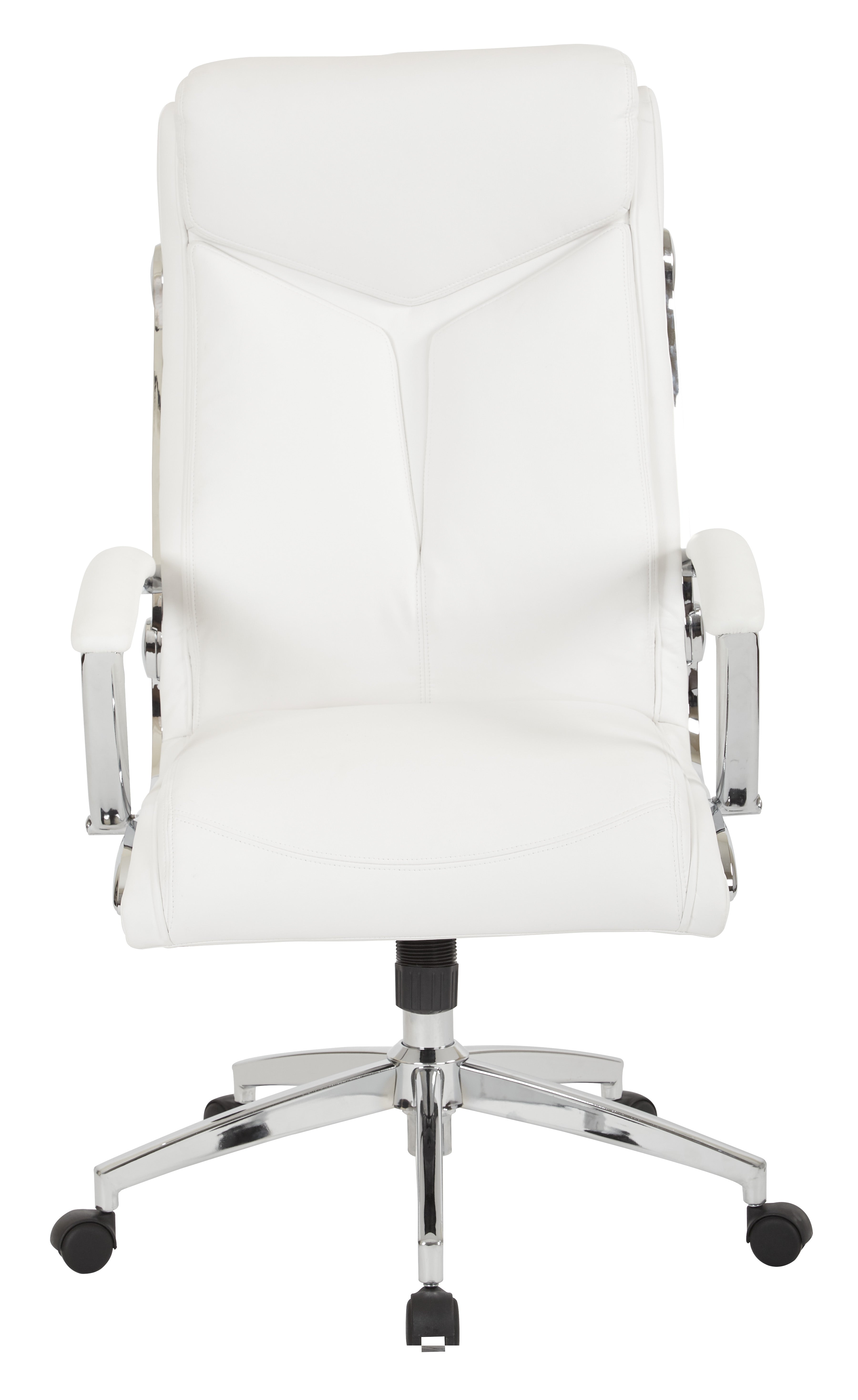 Executive Faux Leather High Back Chair - White