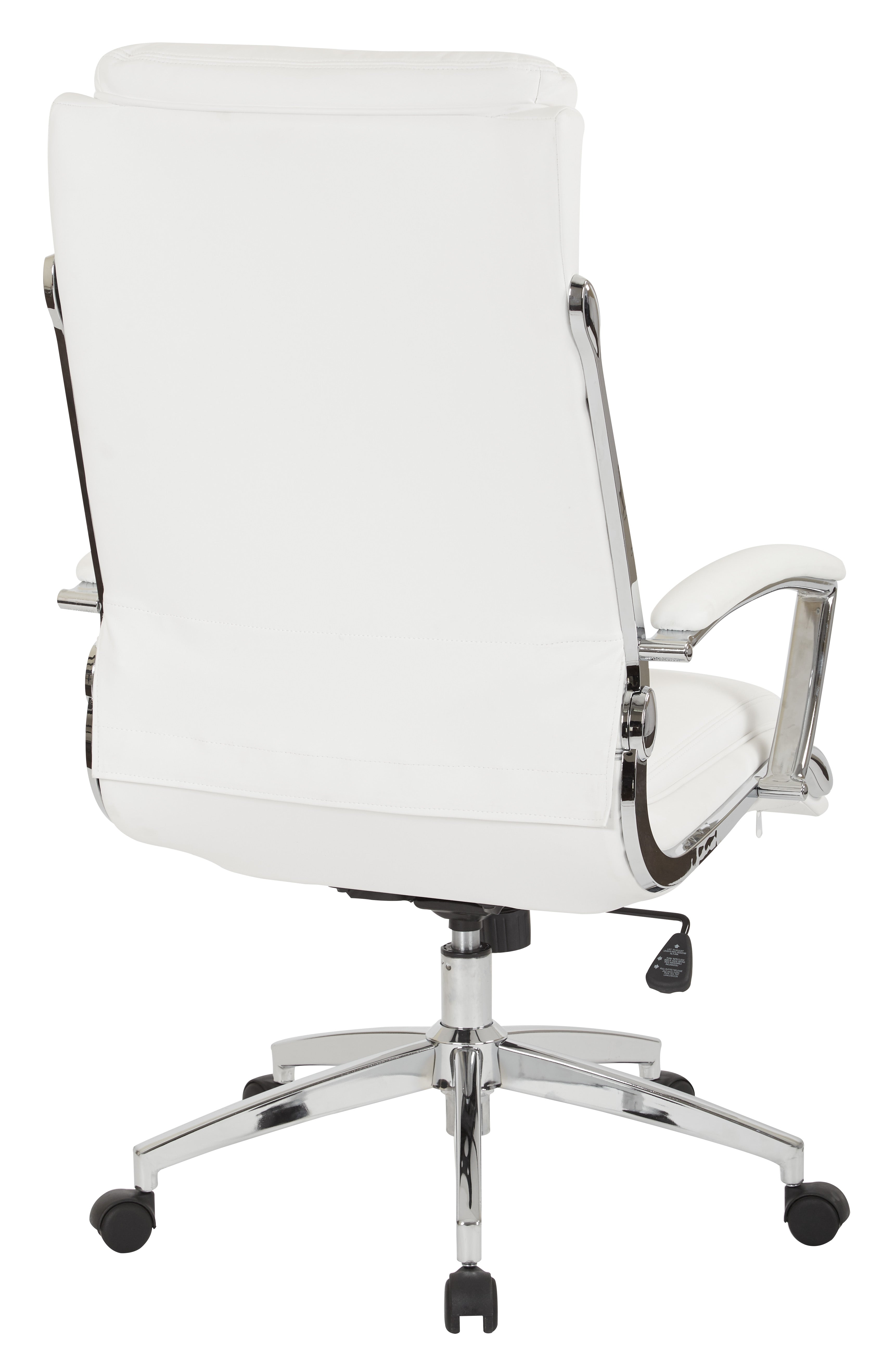 Executive Faux Leather High Back Chair - White