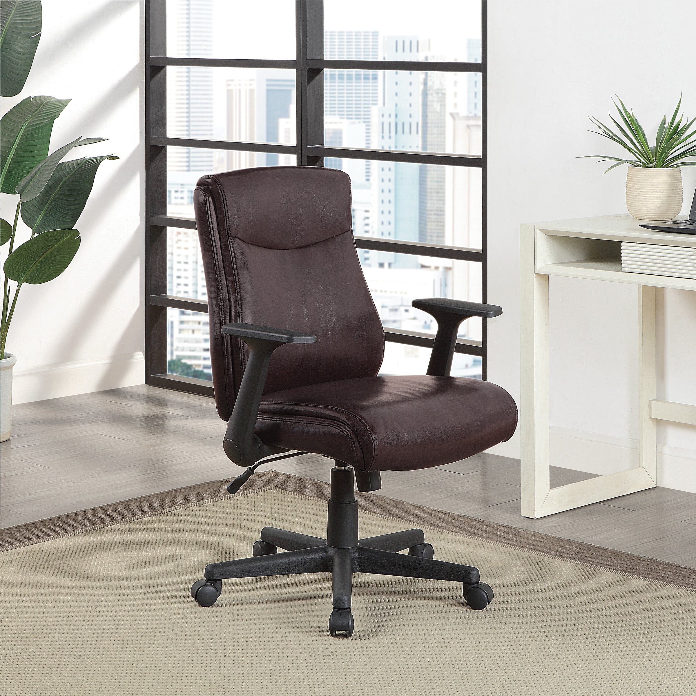 Mid Back Managers Office Chair - Chocolate