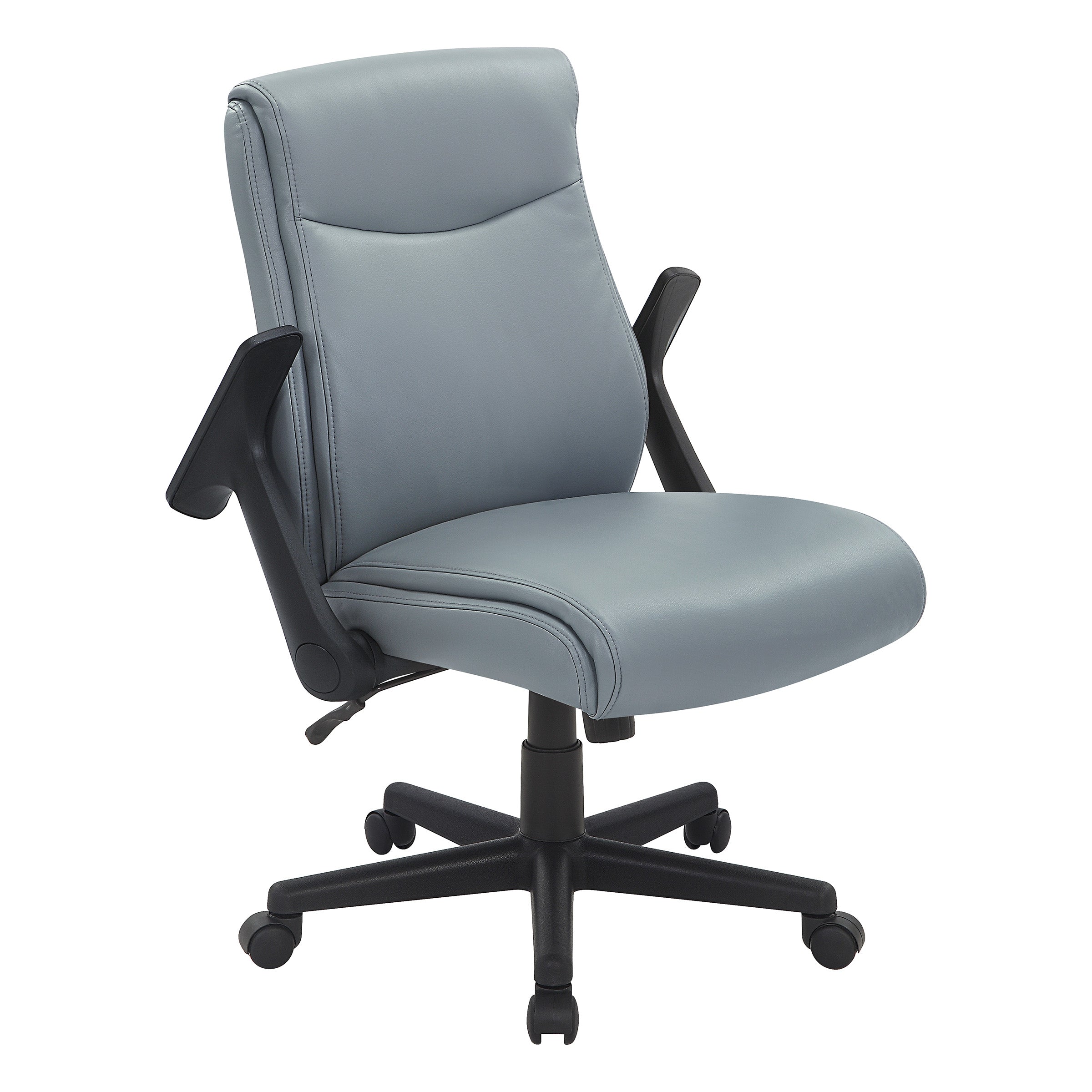 Mid Back Managers Office Chair - Charcoal Grey