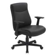 Mid Back Managers Office Chair - Black