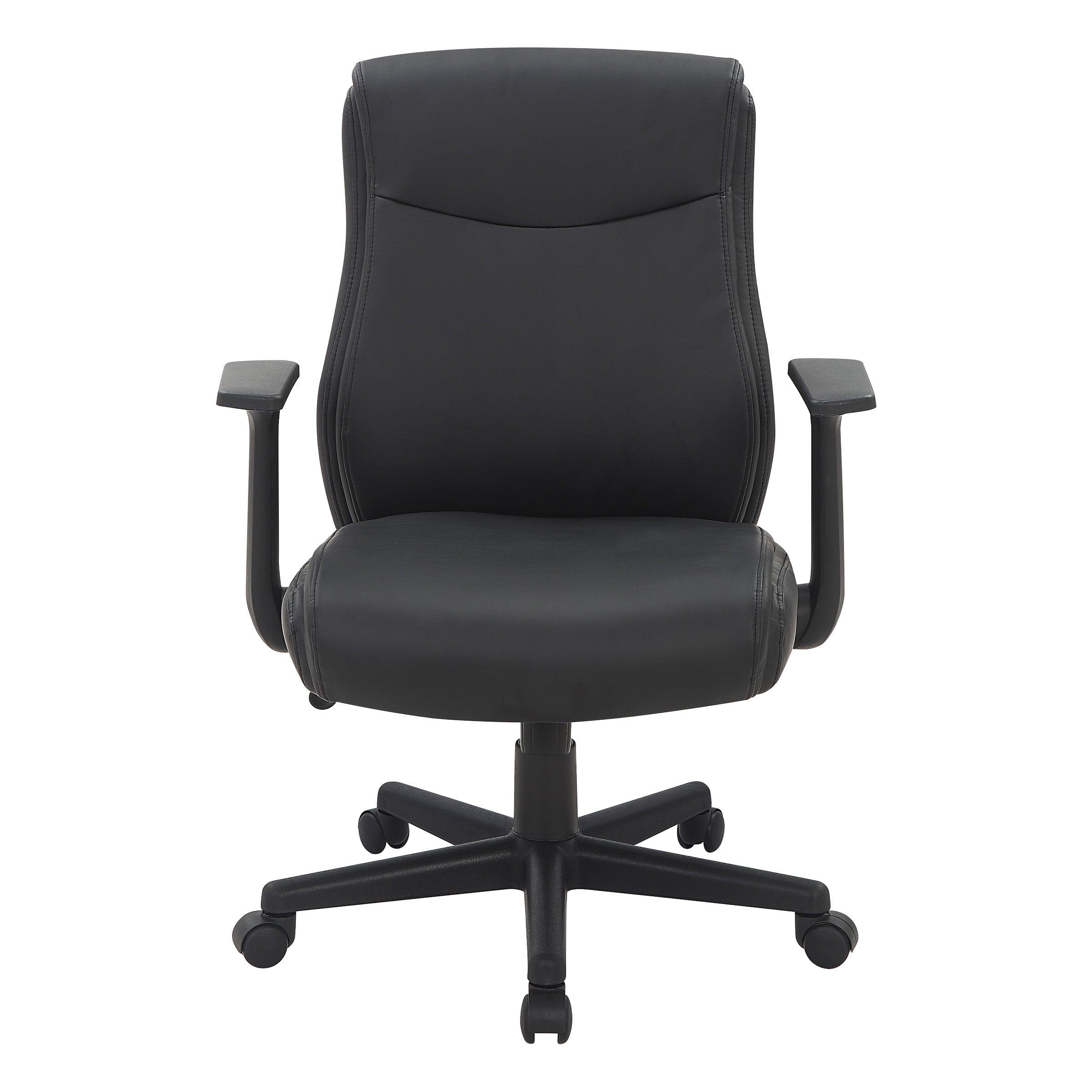 Mid Back Managers Office Chair - Black