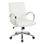 Executive Low Back Chair - White
