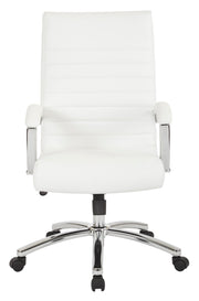 Executive Mid-Back Chair - White